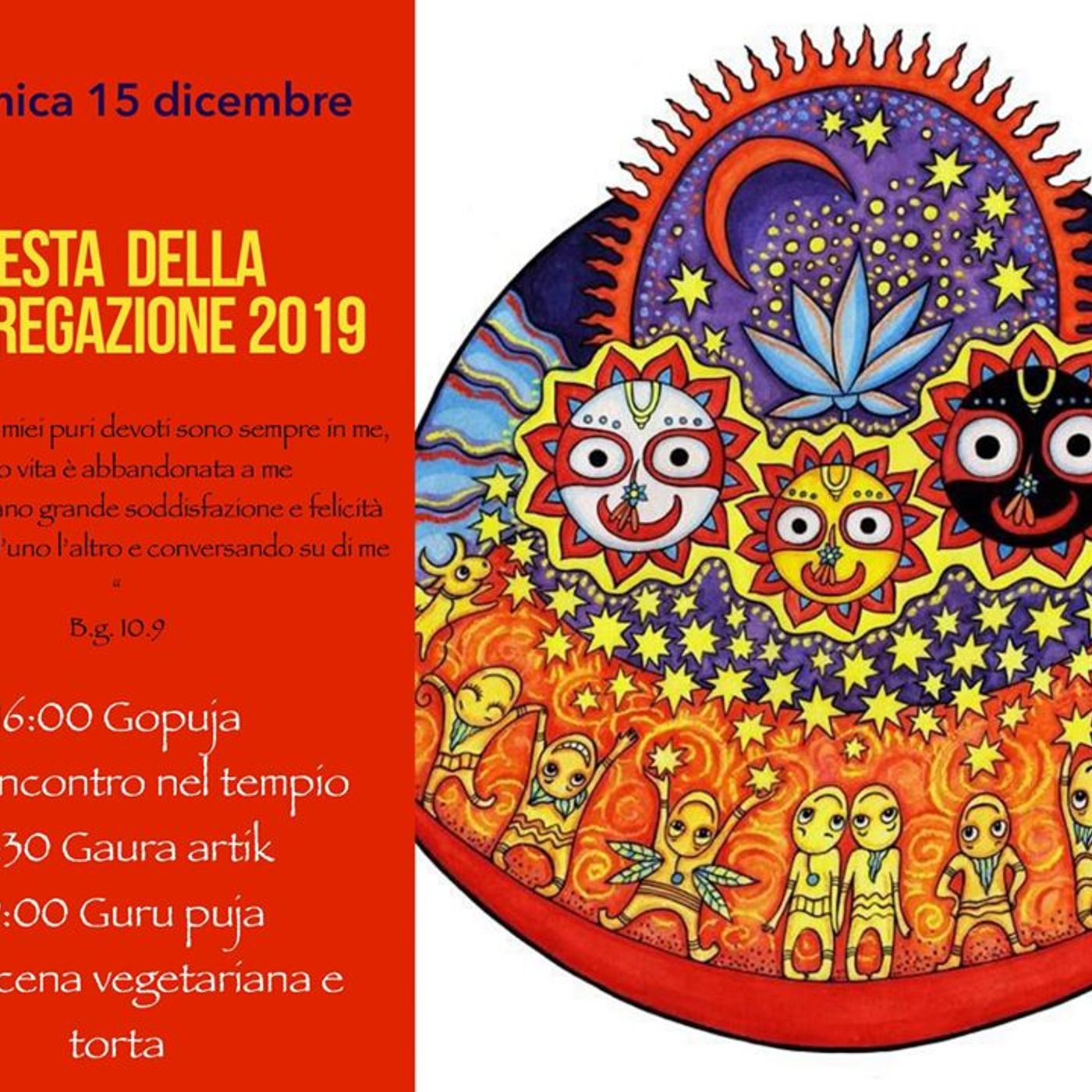 Festa della Domenica a Villa Vrindavana
