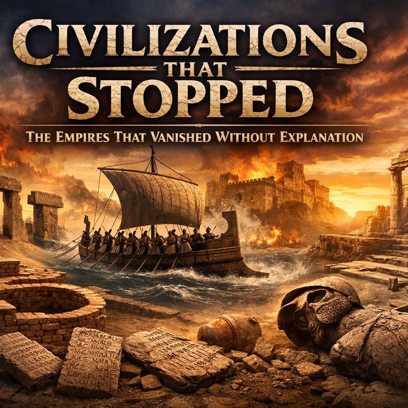 Juxtaposition 03-07-26 Civilizations That Stopped: The Empires That Vanished Without Explanation episode artwork