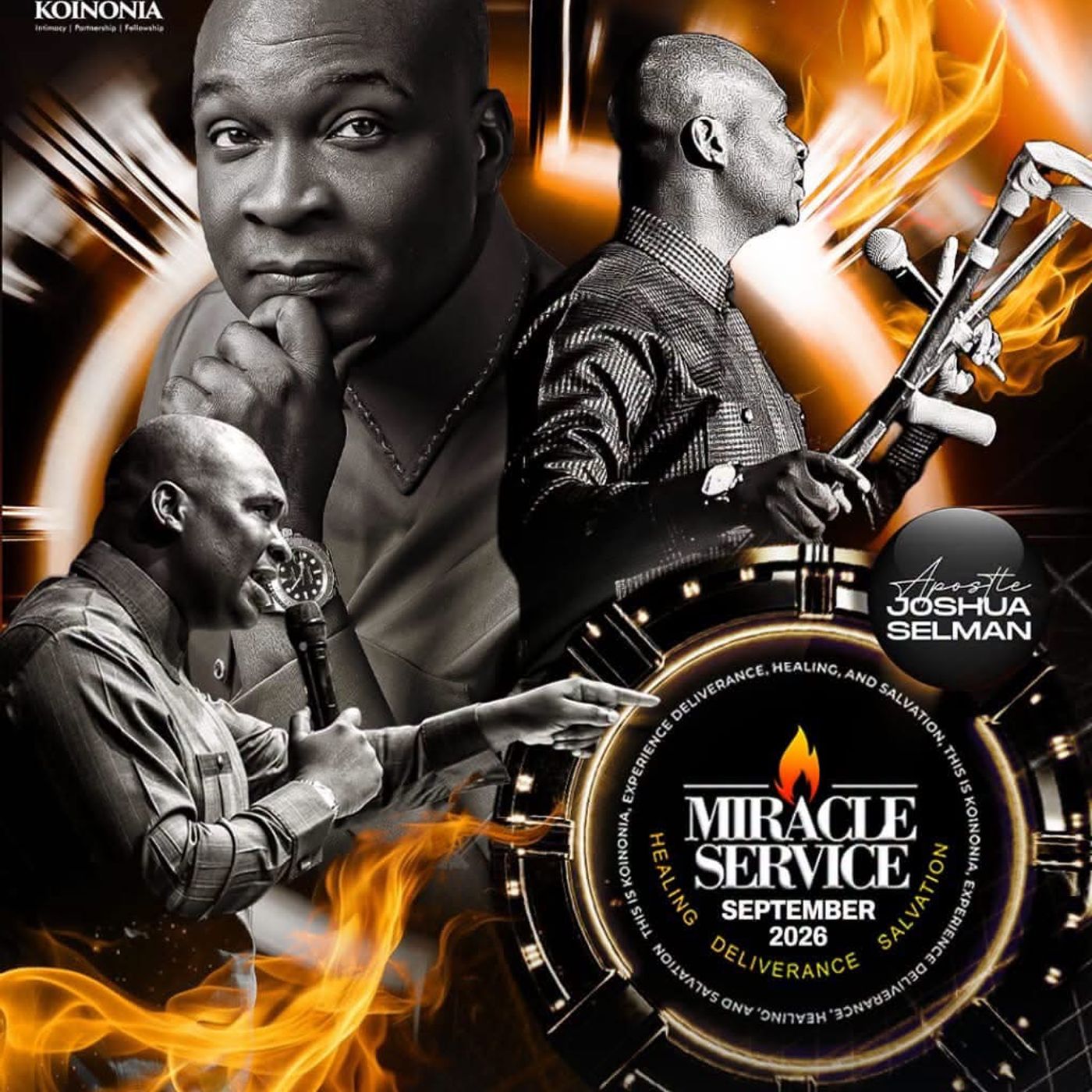SEPTEMBER 2026 MIRACLE SERVICE WITH APSOTLE JOSHUA SELMAN