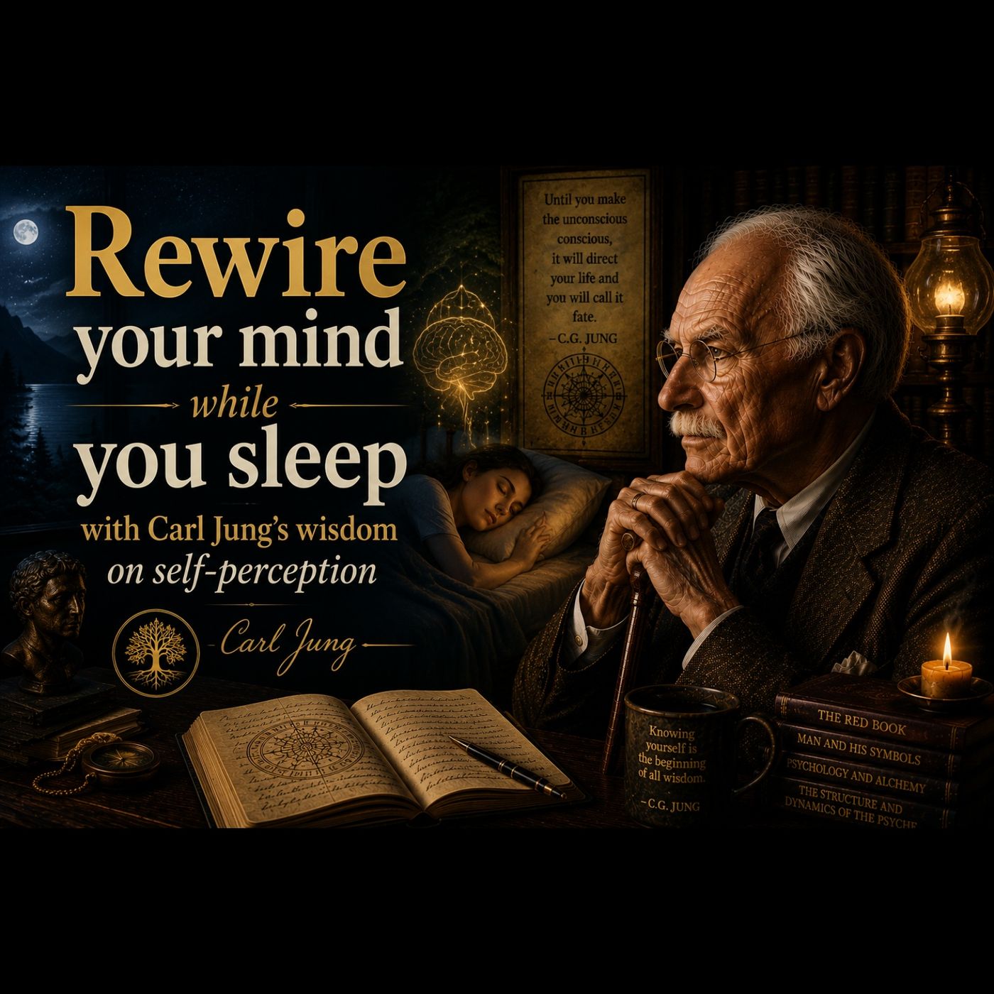 Rewire your mind while you sleep with Carl Jung's wisdom on self-perception