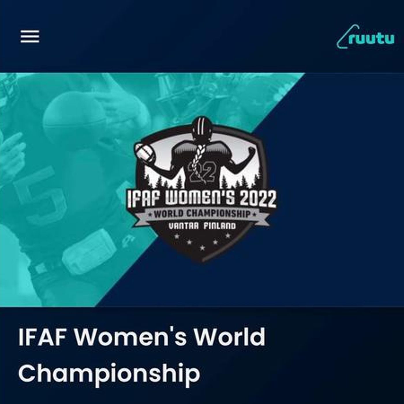 Kareli Lopez Team Mexico 2017 talking IFAF 2022 Women's World Championship episode artwork