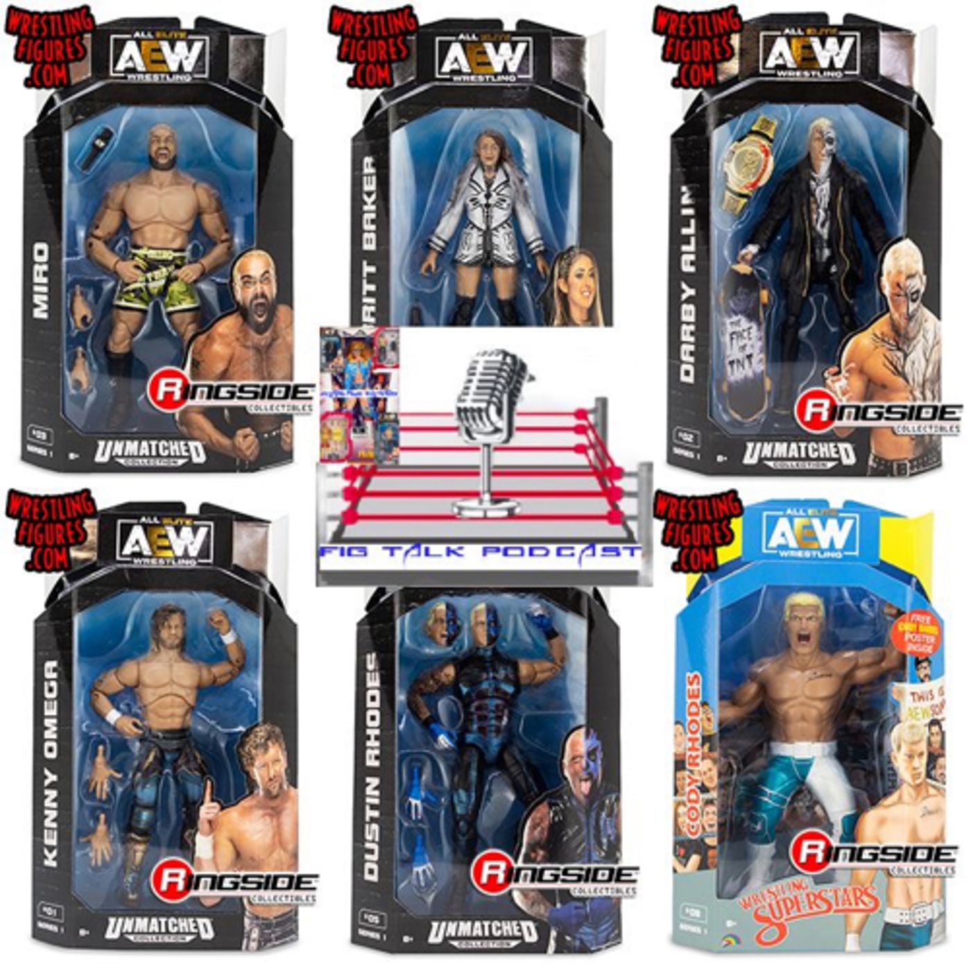 Wrestling Figure News Network Special Review: AEW Jazwares Unmatched 1 episode artwork