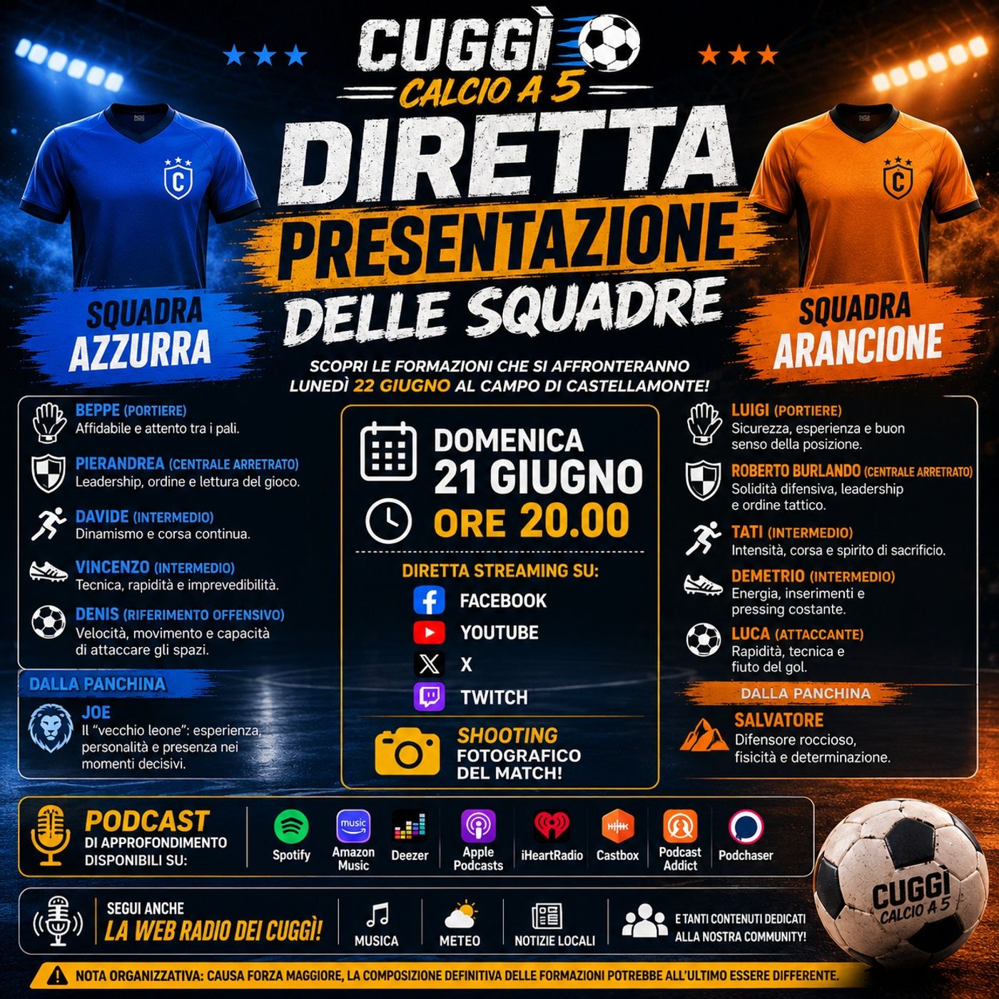 Le Formazioni del 22-06-26 episode artwork
