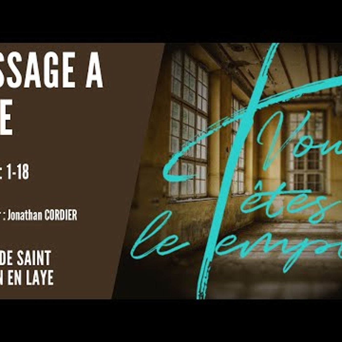 Vous êtes le Temple - Jonathan CORDIER - Rencontrer Jésus - Marie Madeleine et le Christ ressuscité