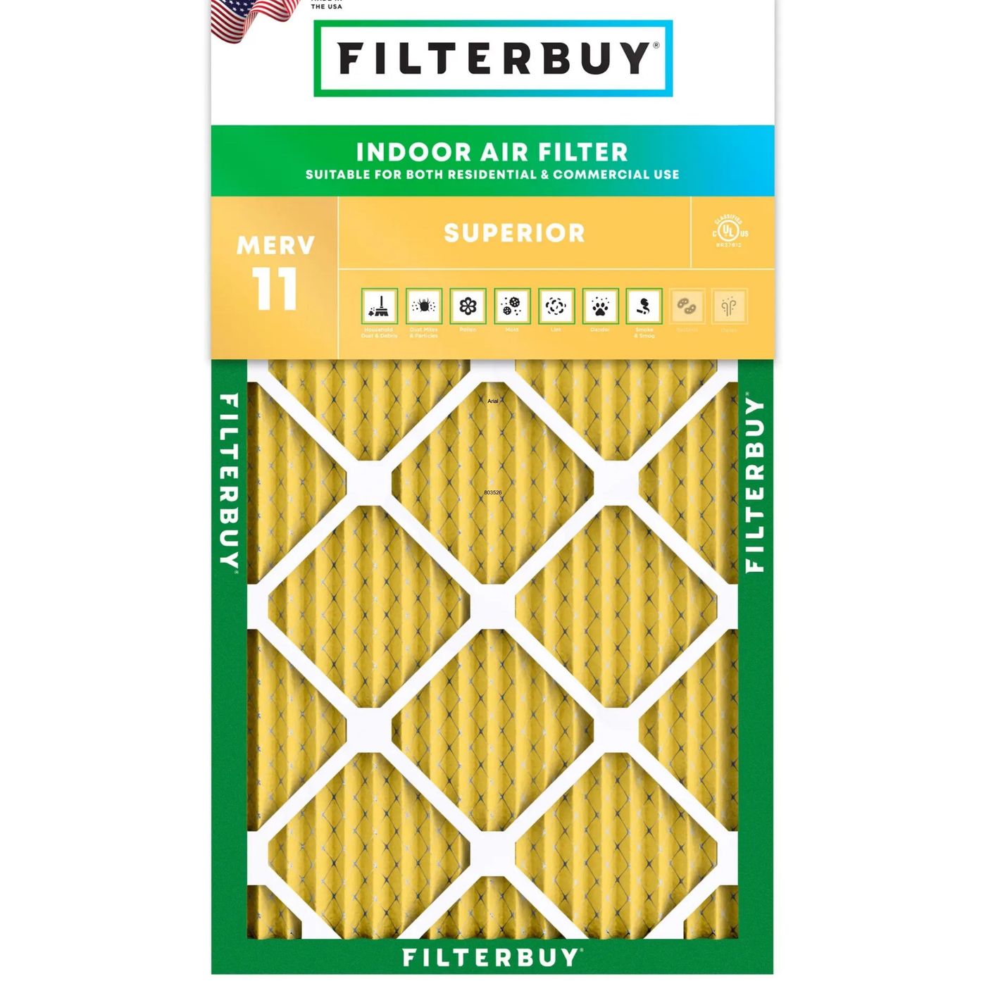 Best 13x21.5x1 MERV 11 Furnace & HVAC Air Conditioner Filters