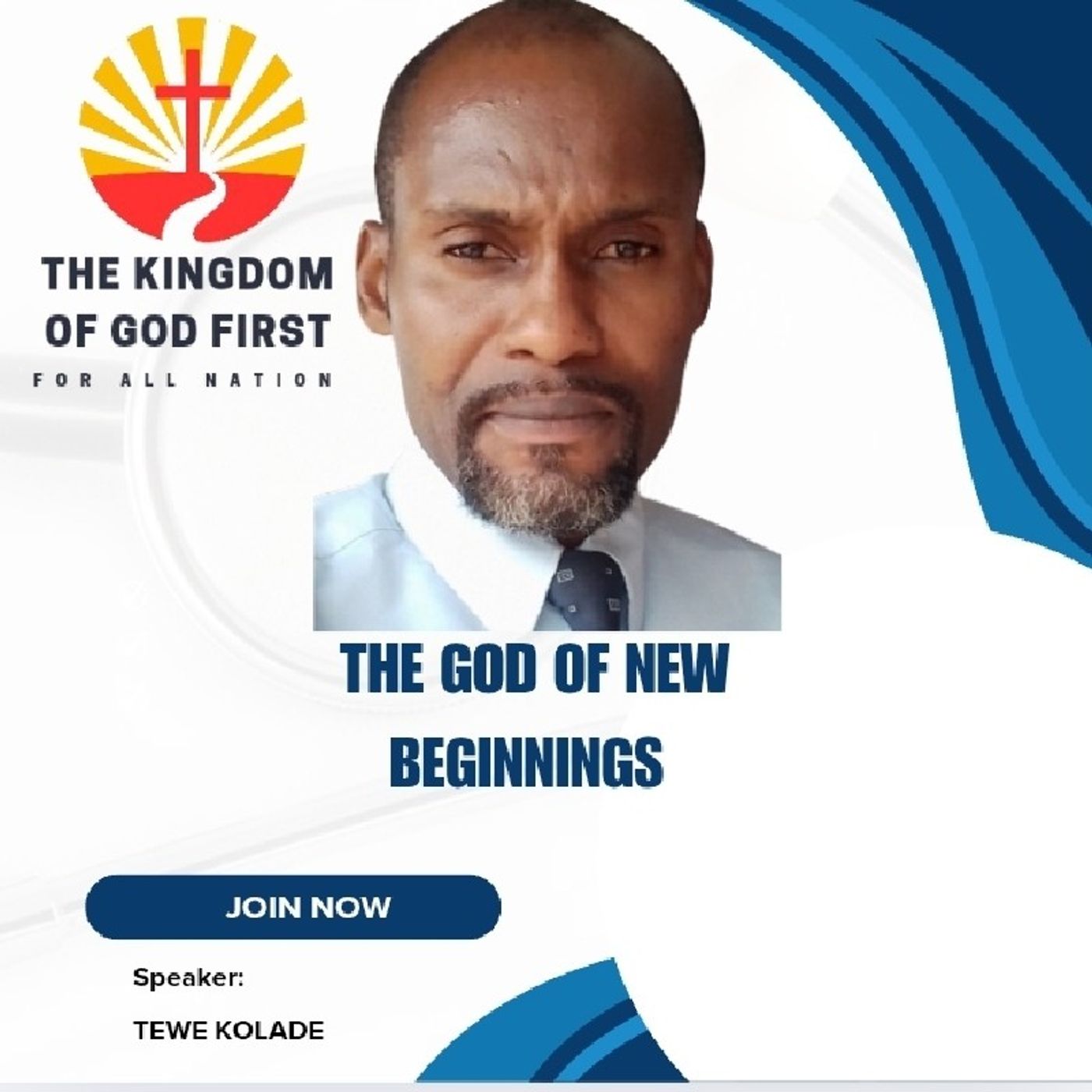 THE GOD OF NEW BEGINNINGS