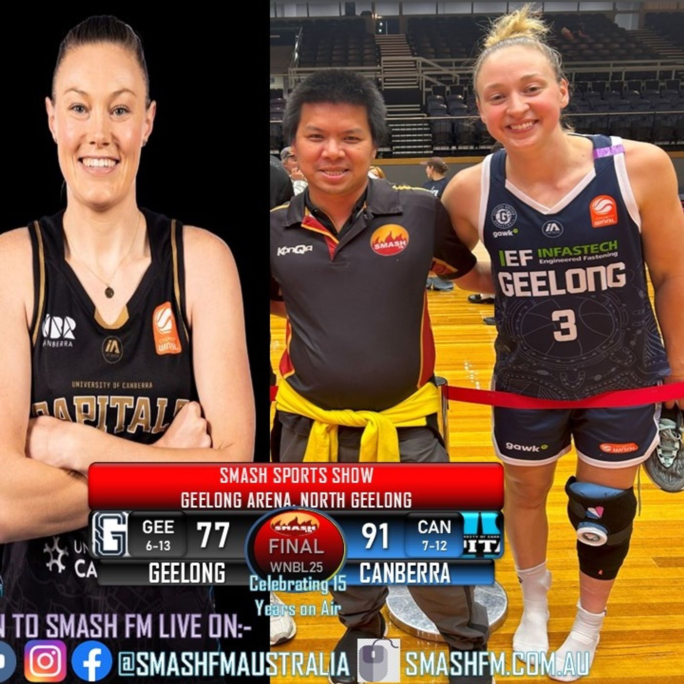 SSS15THYR: WNBL25 Wk14 Press Conference - Geelong United (77) v Canberra (91) 010225