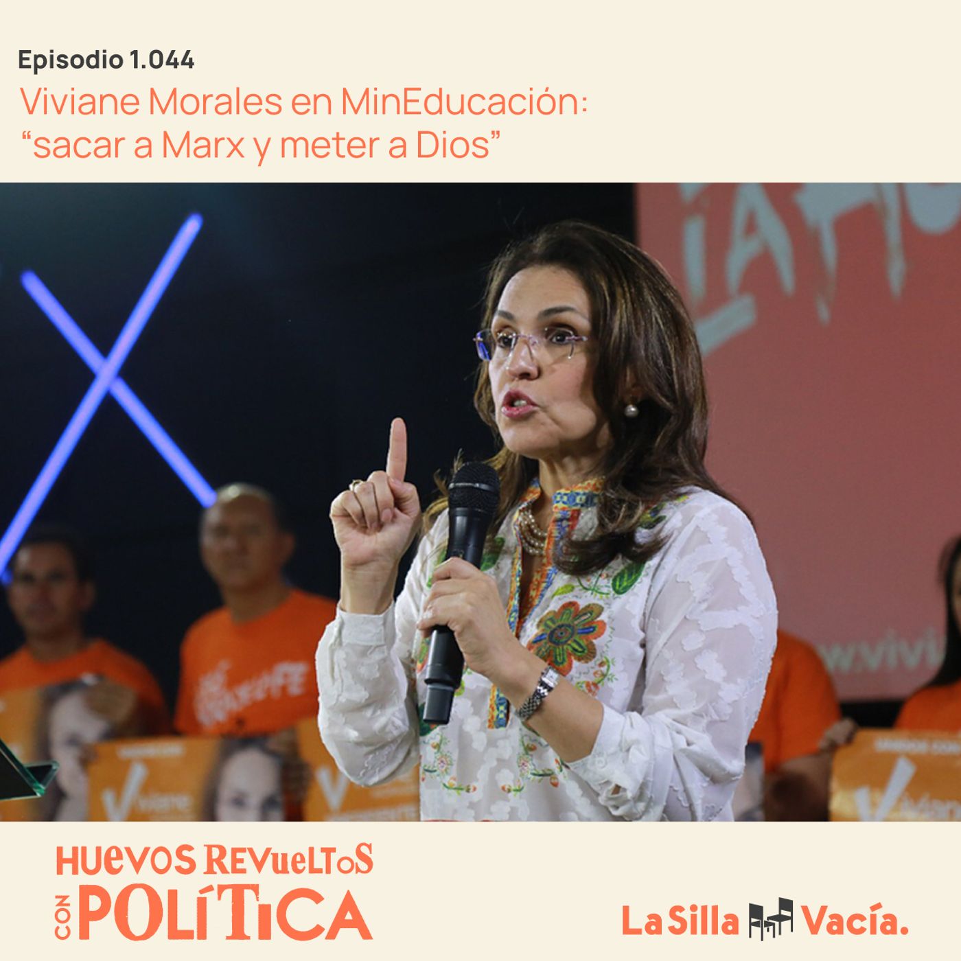 Viviane Morales en MinEducación: “sacar a Marx y meter a Dios”