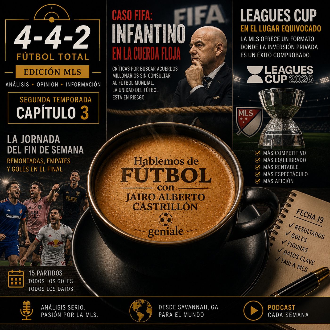 Portada de 4-4-2 Fútbol Total Edición MLS
