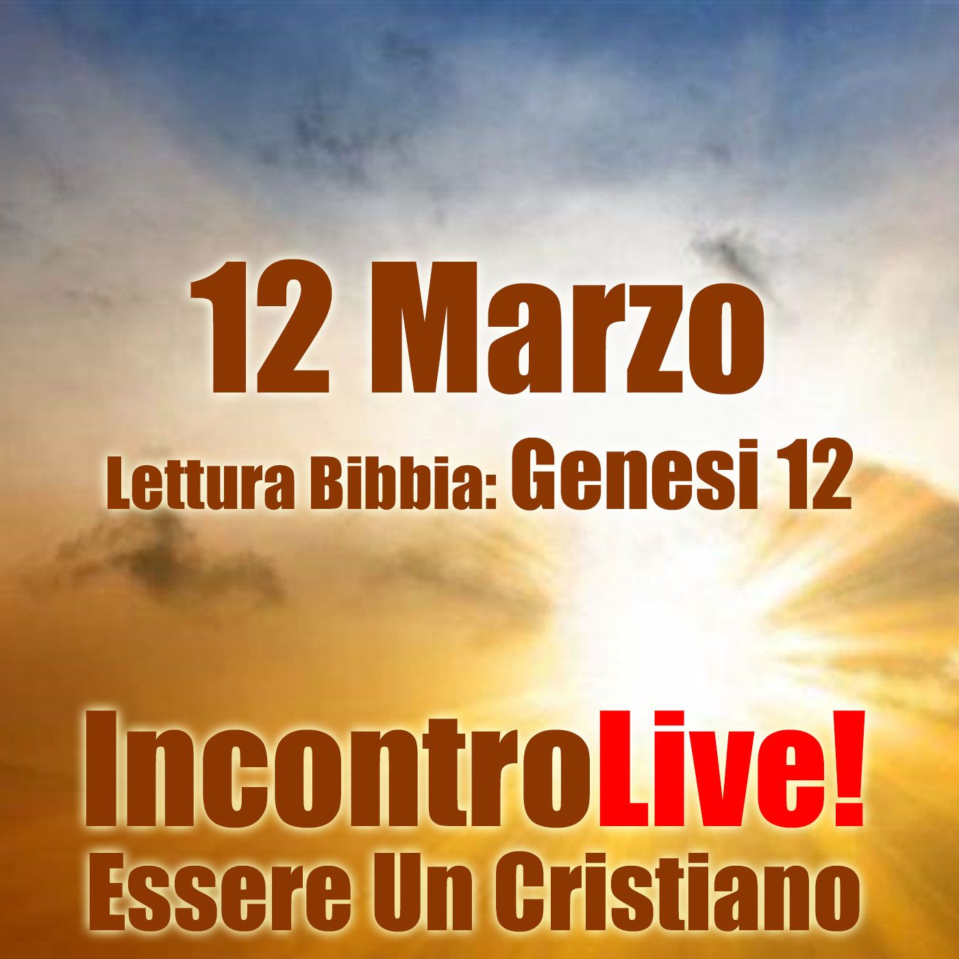 Incontro Live! Essere Un Cristiano
