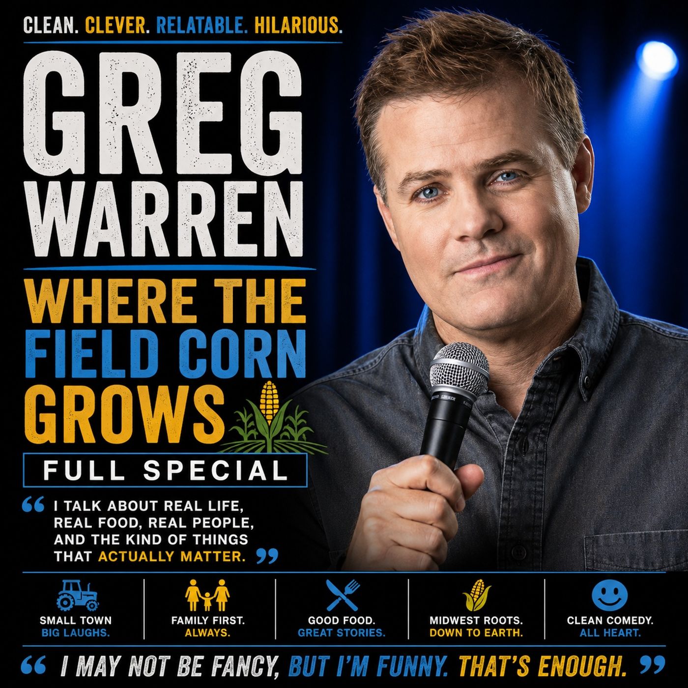 Greg Warren - Where The Field Corn Grows Full Special (Stand-up Comedy) episode artwork