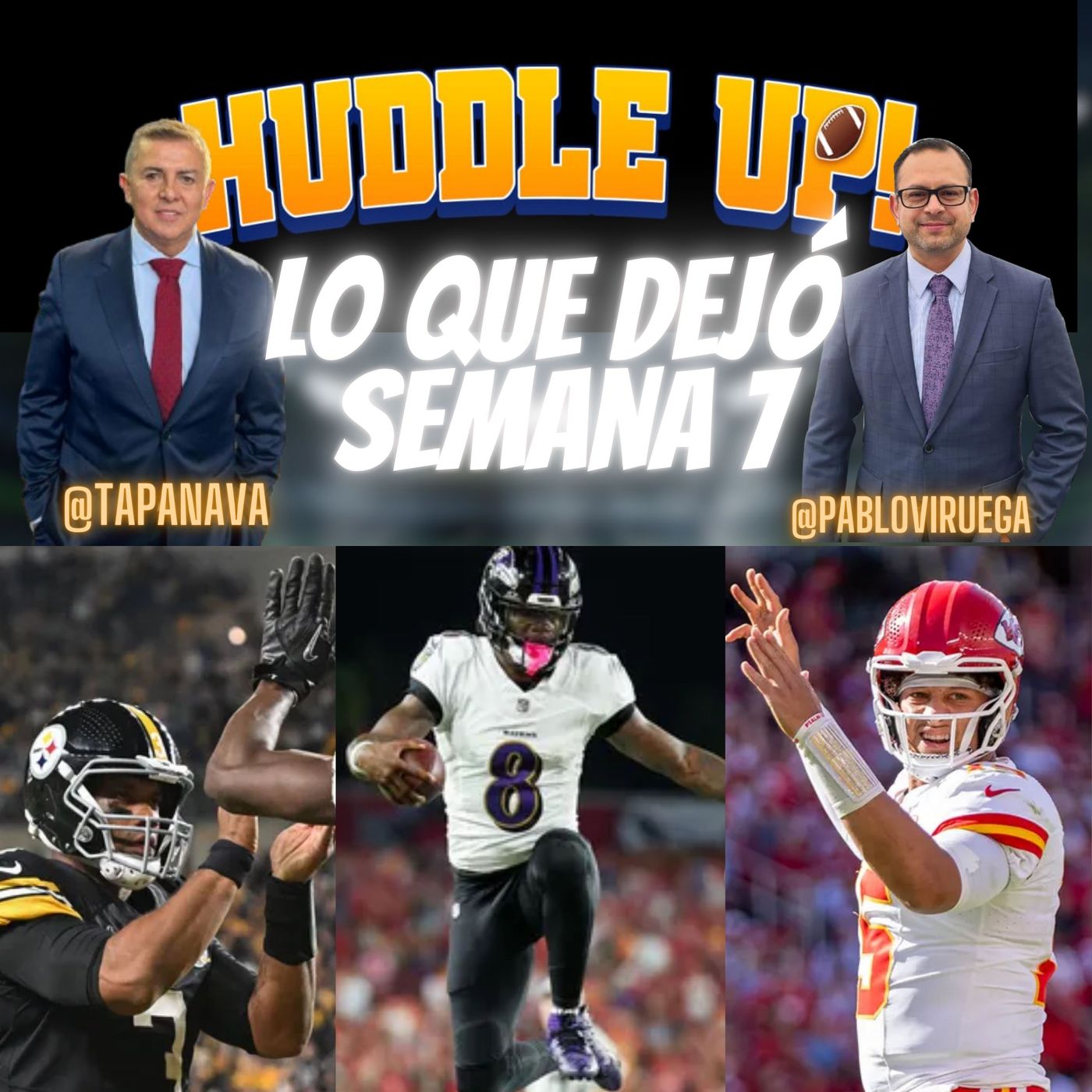 #HuddleUP Lo que dejó Semana 7 #NFL @TapaNava & @PabloViruega