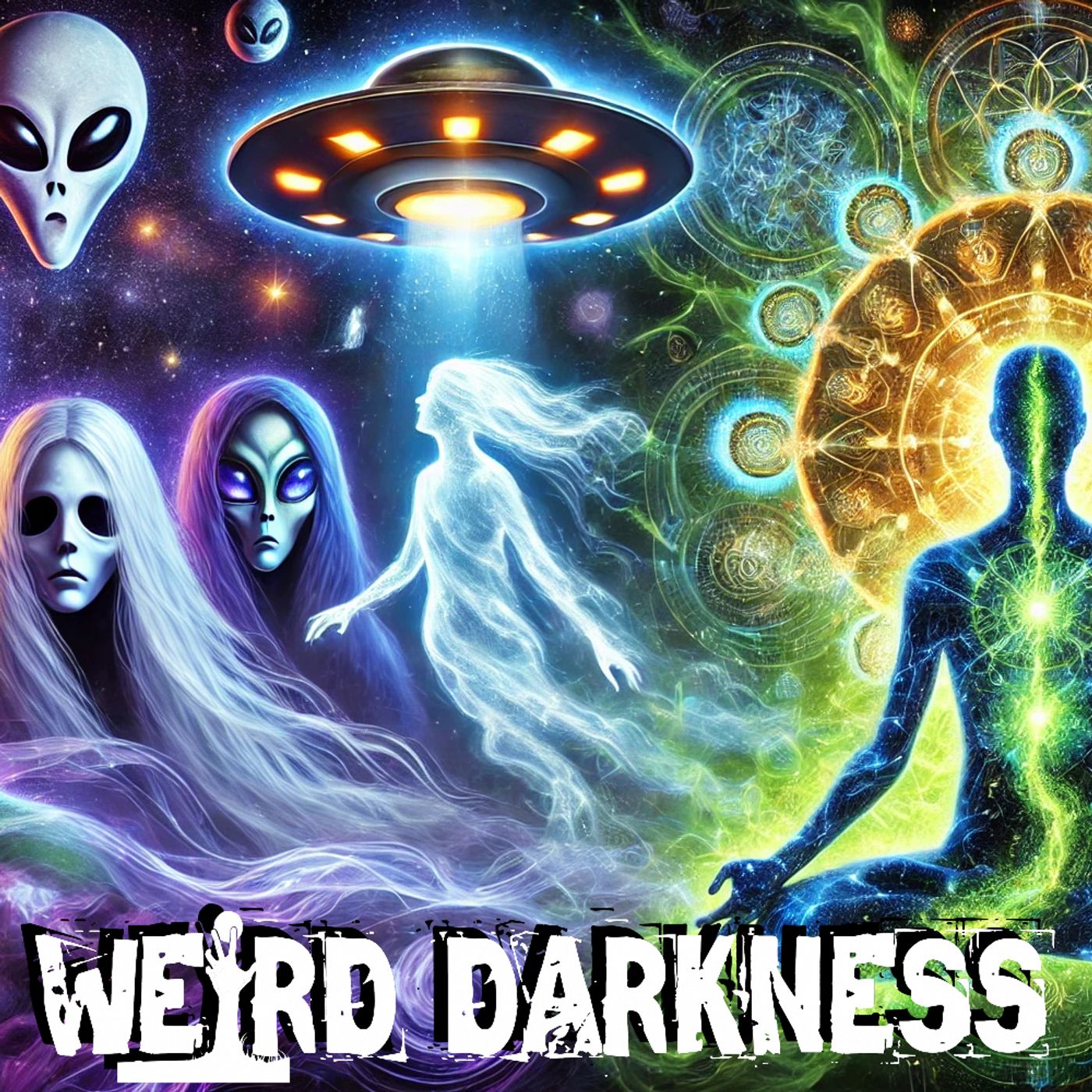 cover of episode “The Alien Contact Theory: E.T.s, Ghosts, and Holistic Healing” | Strange True Tales! #WeirdDarkness