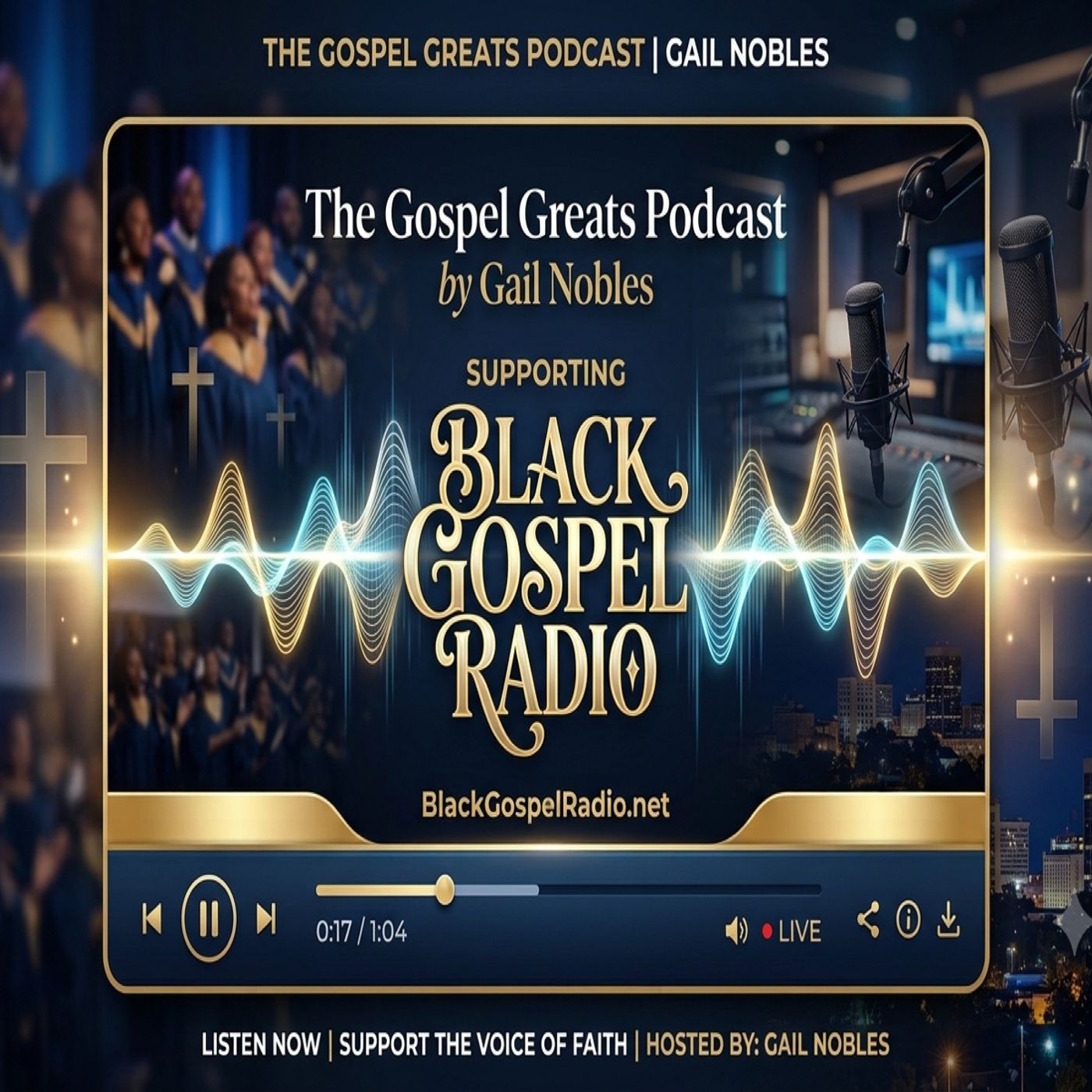 The Gospel Greats Podcast -Supporting Black Gospel Radio 6.27.’26 8.28 AM episode artwork