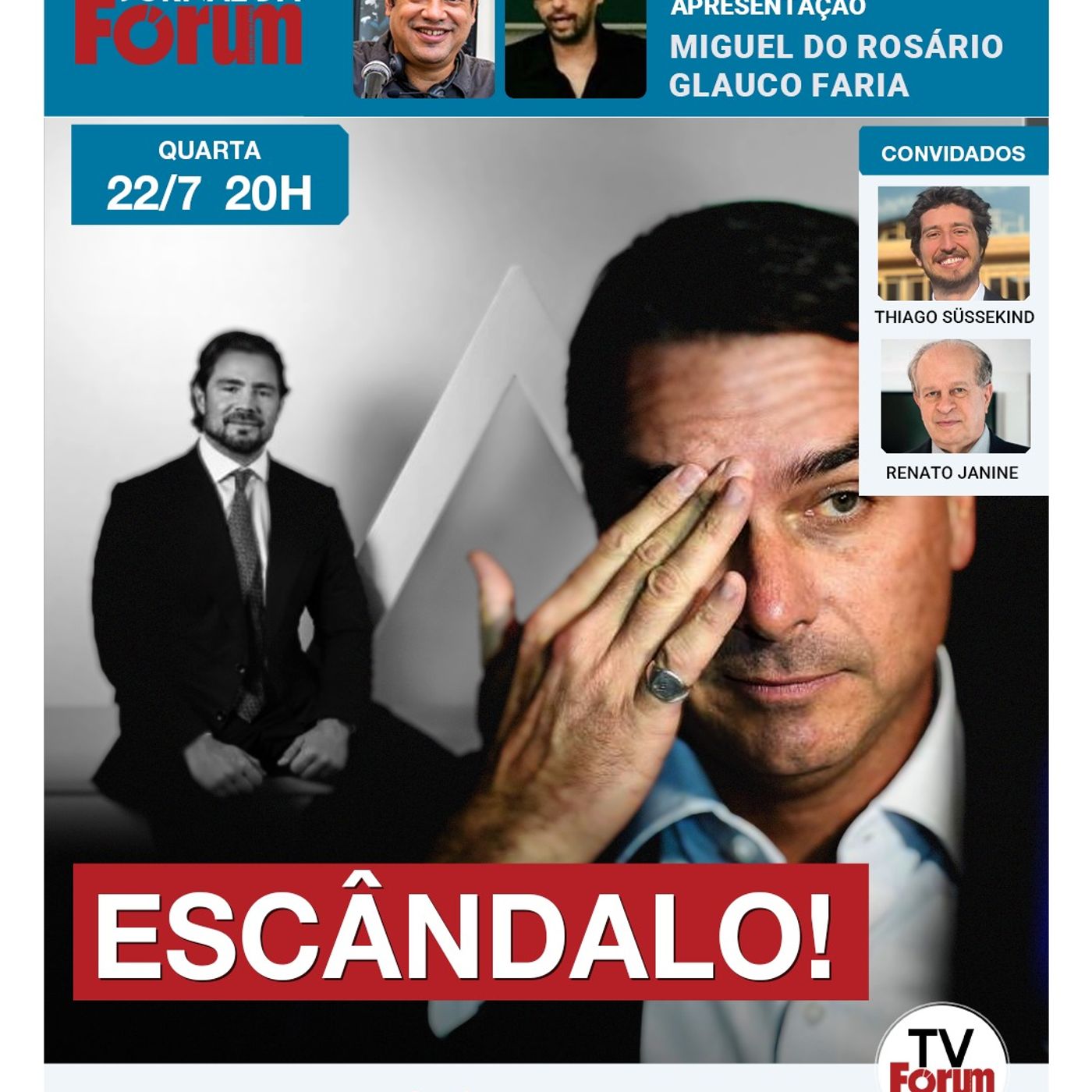 Notas milionárias de Flávio Bolsonaro para Vorcaro põem em xeque sua candidatura | 22.07.26 episode artwork