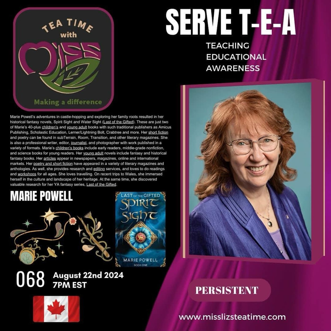 Teatime with Miss Liz