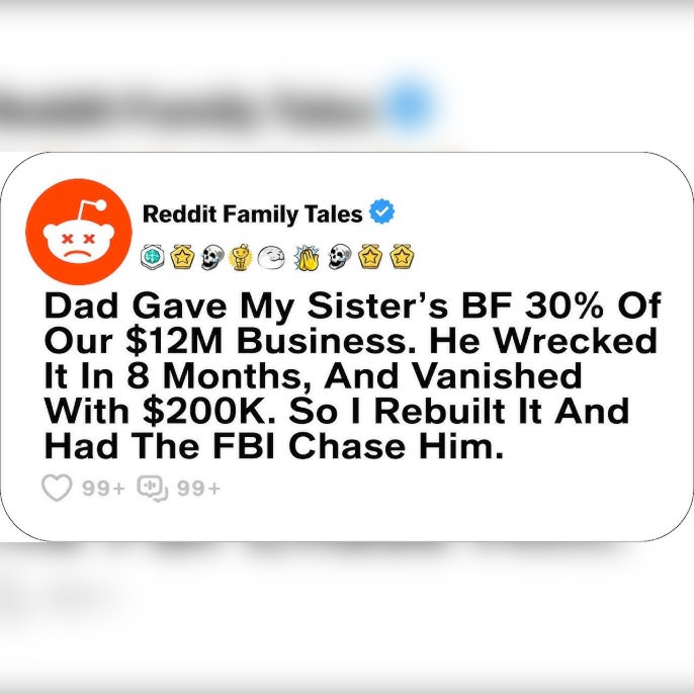 Dad Gave My Sister’s BF 30% Of Our $12M Business. He Wrecked It In 8 Months... - Reddit Family Tales episode artwork
