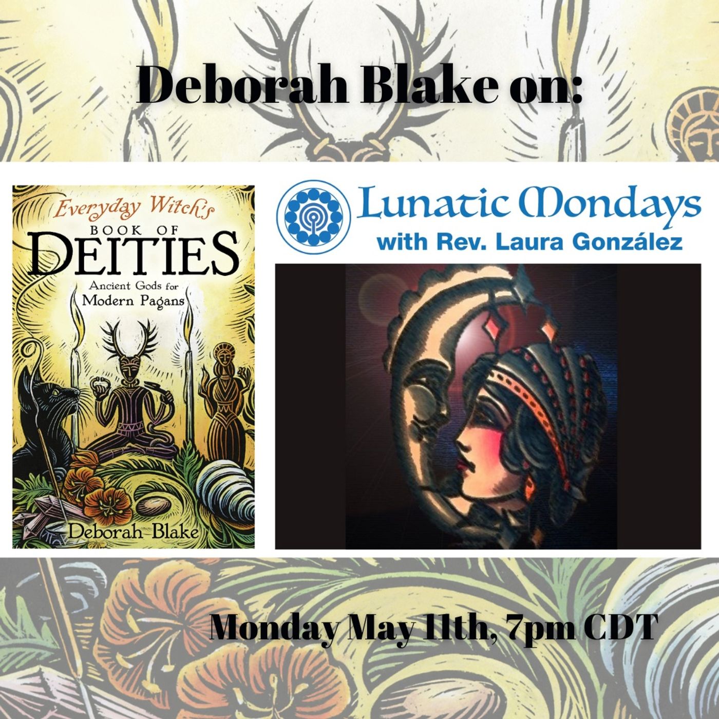 Lunatic Mondays ~ Deborah Blake ~ Author episode artwork