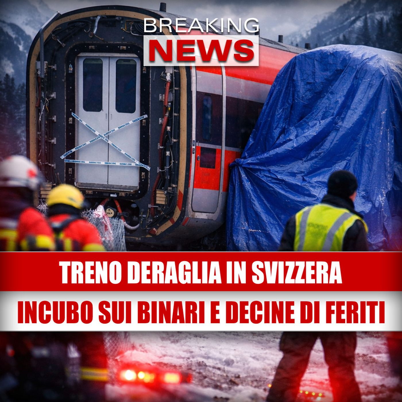 Treno deraglia in Svizzera: panico sui binari e decine di feriti