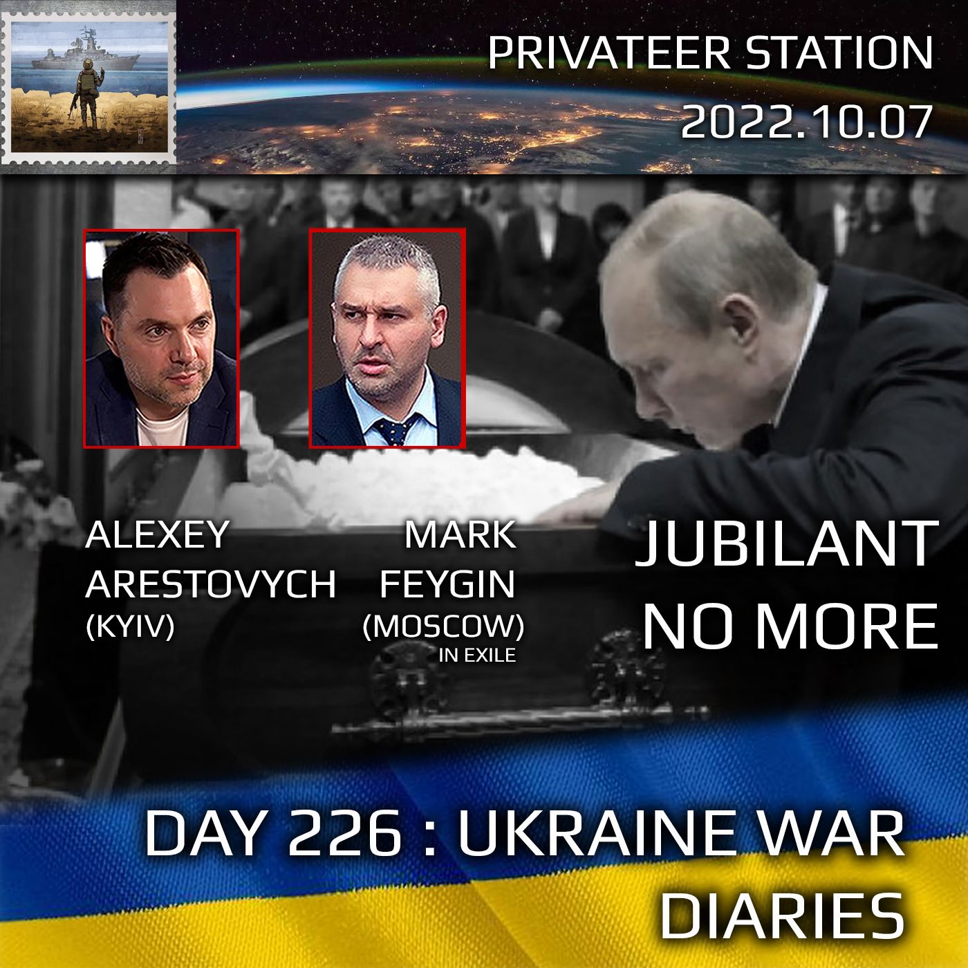 cover of episode War Day 226: Ukraine War Chronicles with Alexey Arestovych & Mark Feygin