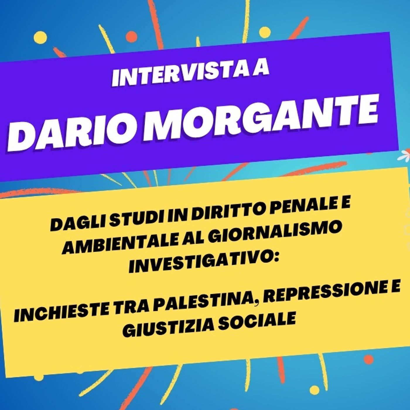 Giornalismo investigativo tra Palestina, repressione e giustizia sociale - Intervista a Dario Morgante episode artwork