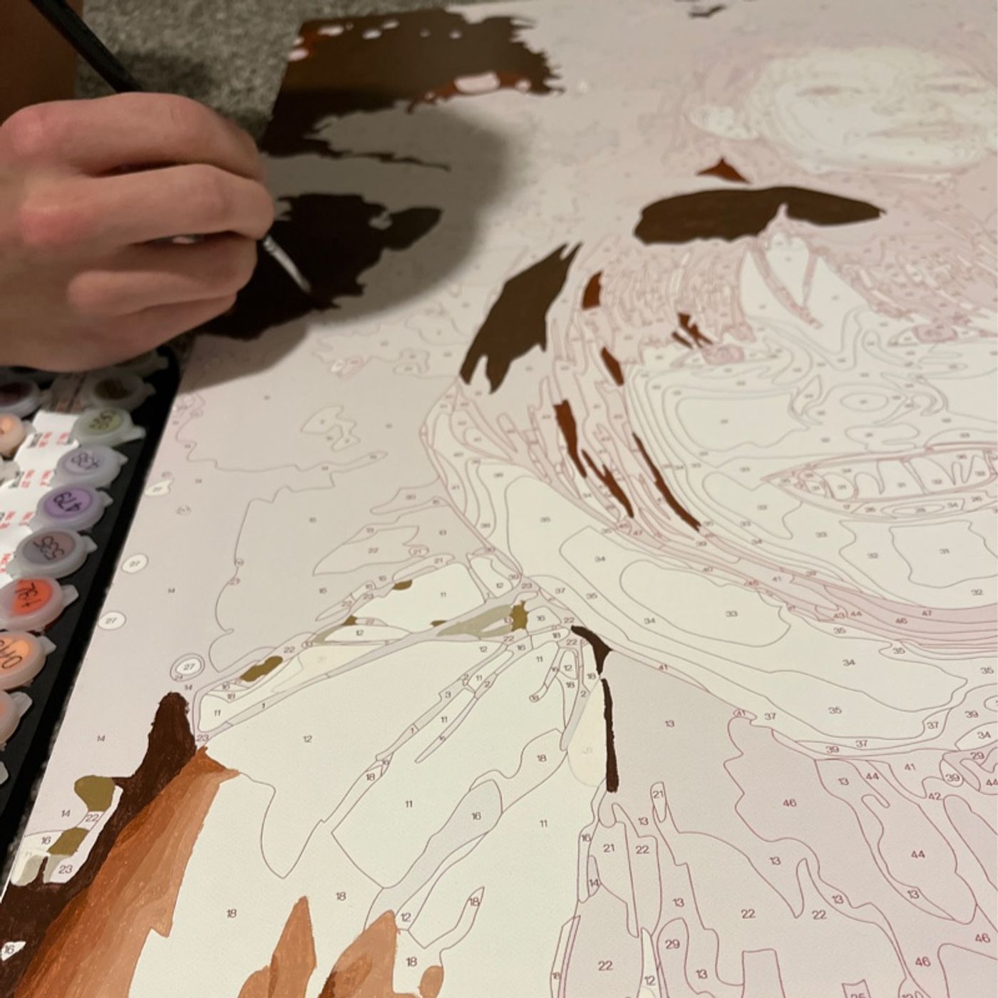 Painting in the ward