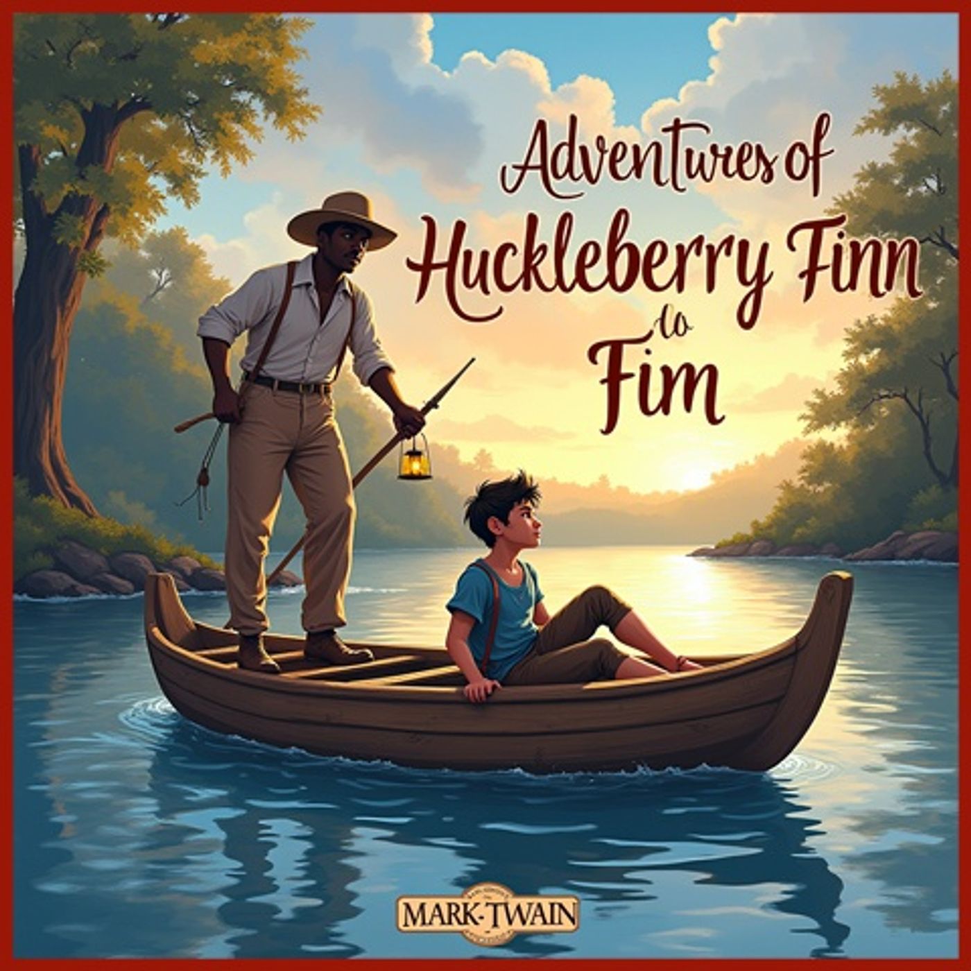 Adventures of Huckleberry Finn (Unabridged) by Mark Twain cover art