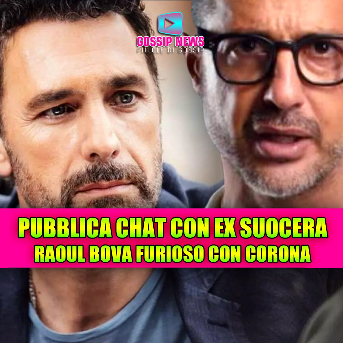 Fabrizio Corona pubblica la chat con l'ex Suocera: Raoul Bova Furioso!