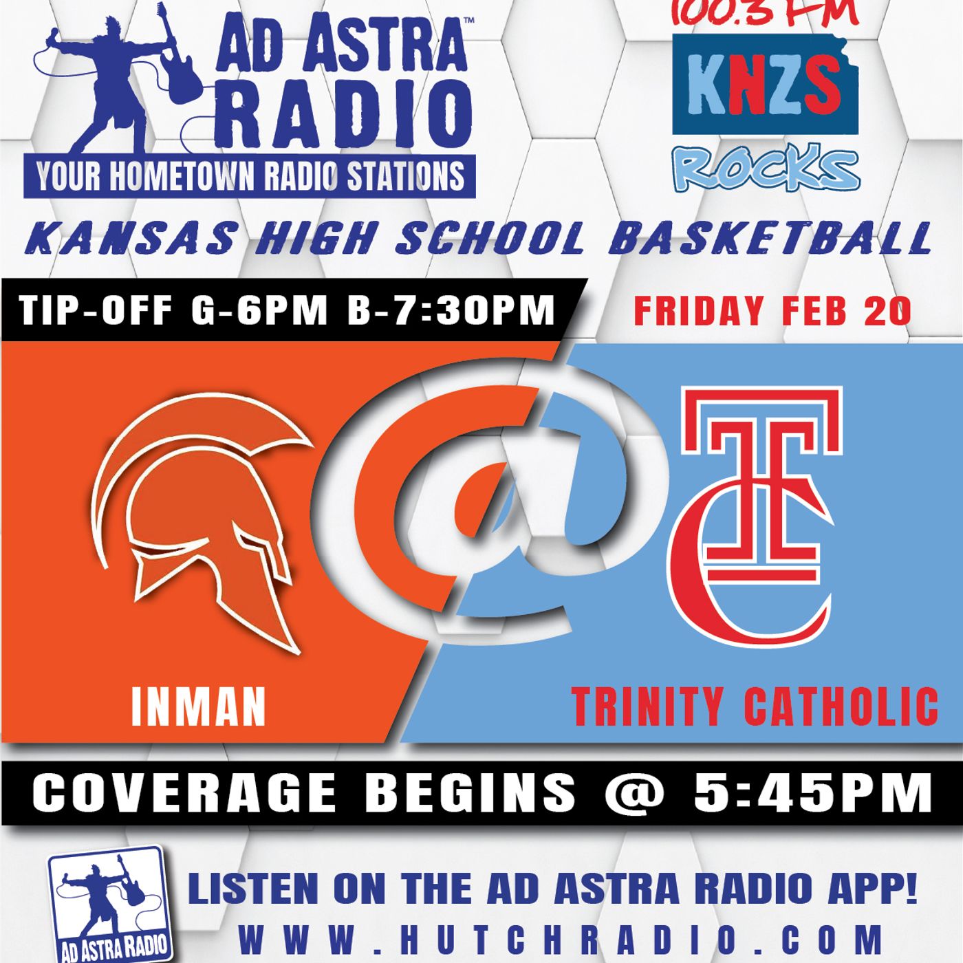 Inman Teutons at Hutchinson Trinity Catholic Celtics Boys High School Basketball (February 20, 2026) episode artwork