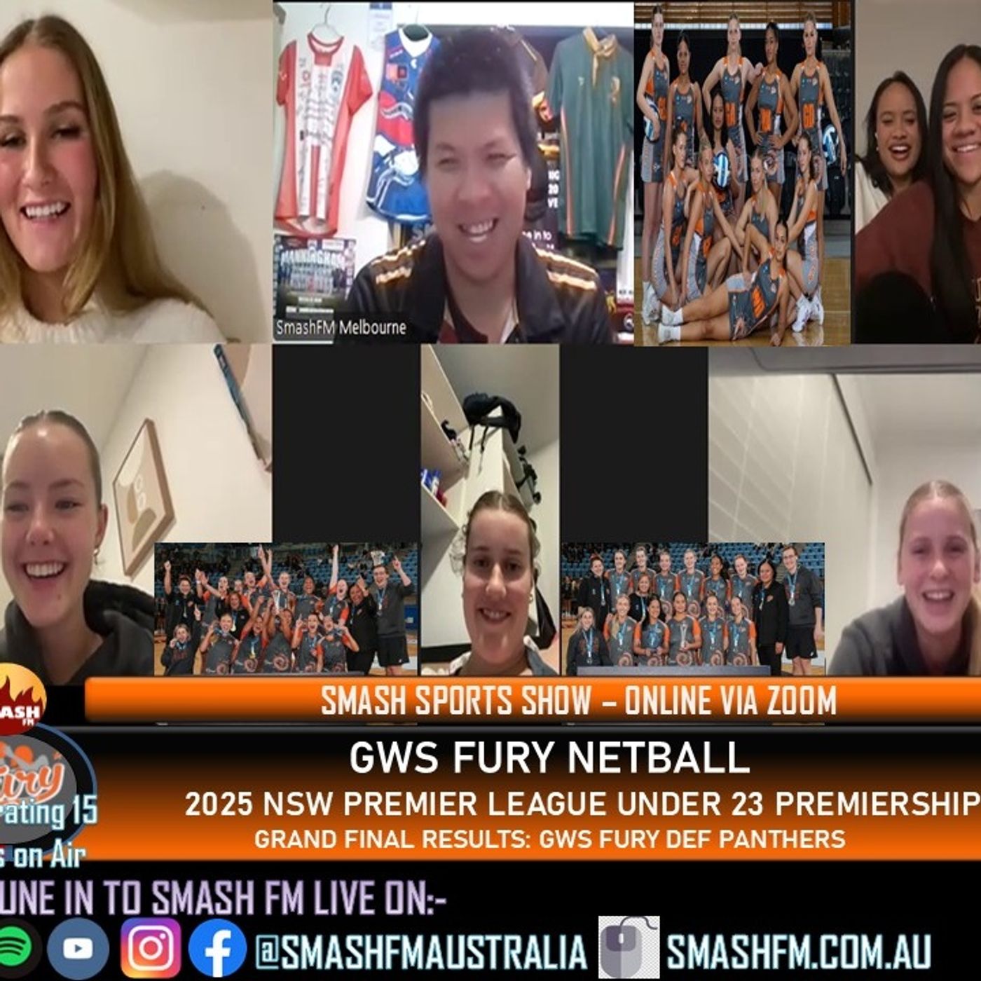 SSS15THYR: GWS Fury Netball NNSW Premier League 23s Netball Premiership Interviews 180825