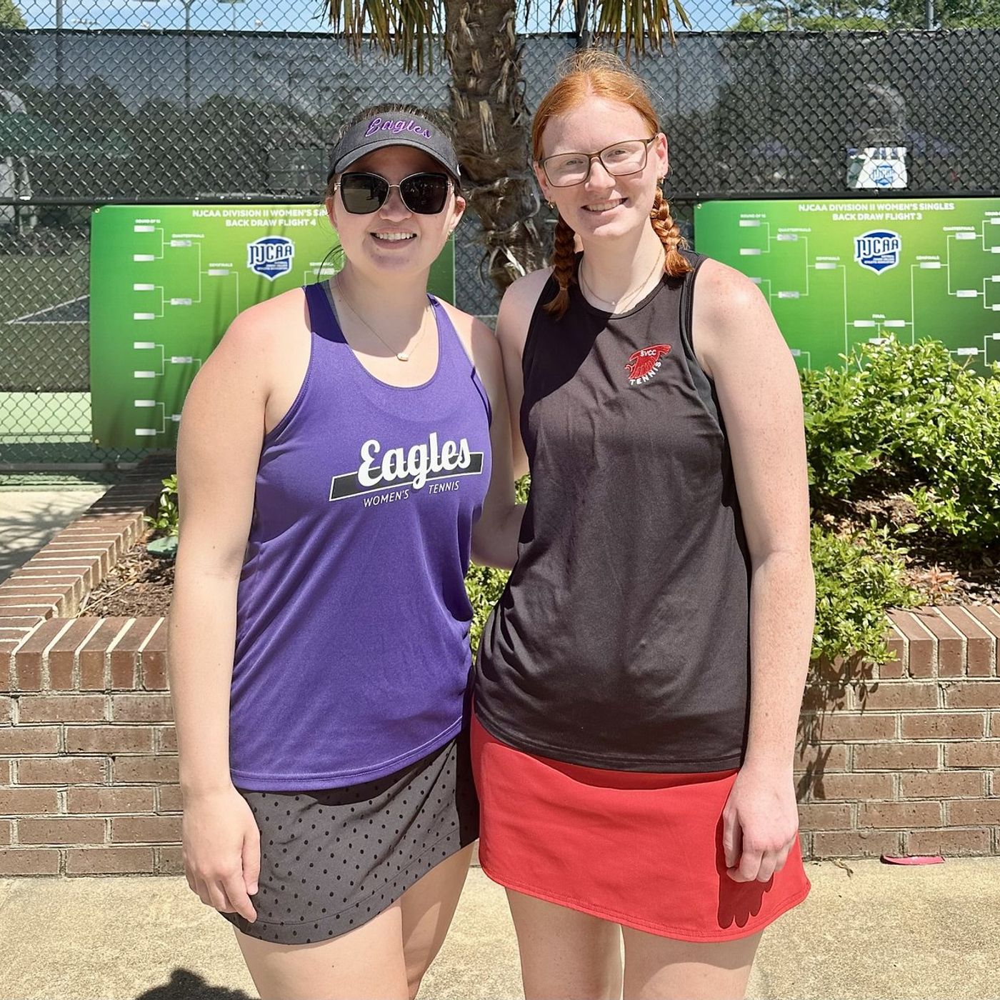 Former Princeton teammates Zoey Byers, Katie Kammerer meet at NJCAA Tennis finals episode artwork