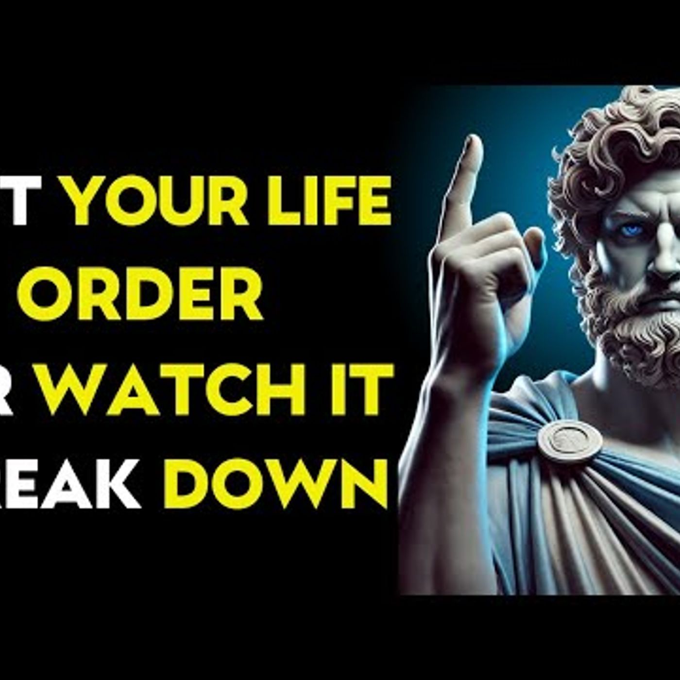 Force Yourself To Organize Your Life Or Everything Will Fall Apart _ Stoic Philosophy episode artwork
