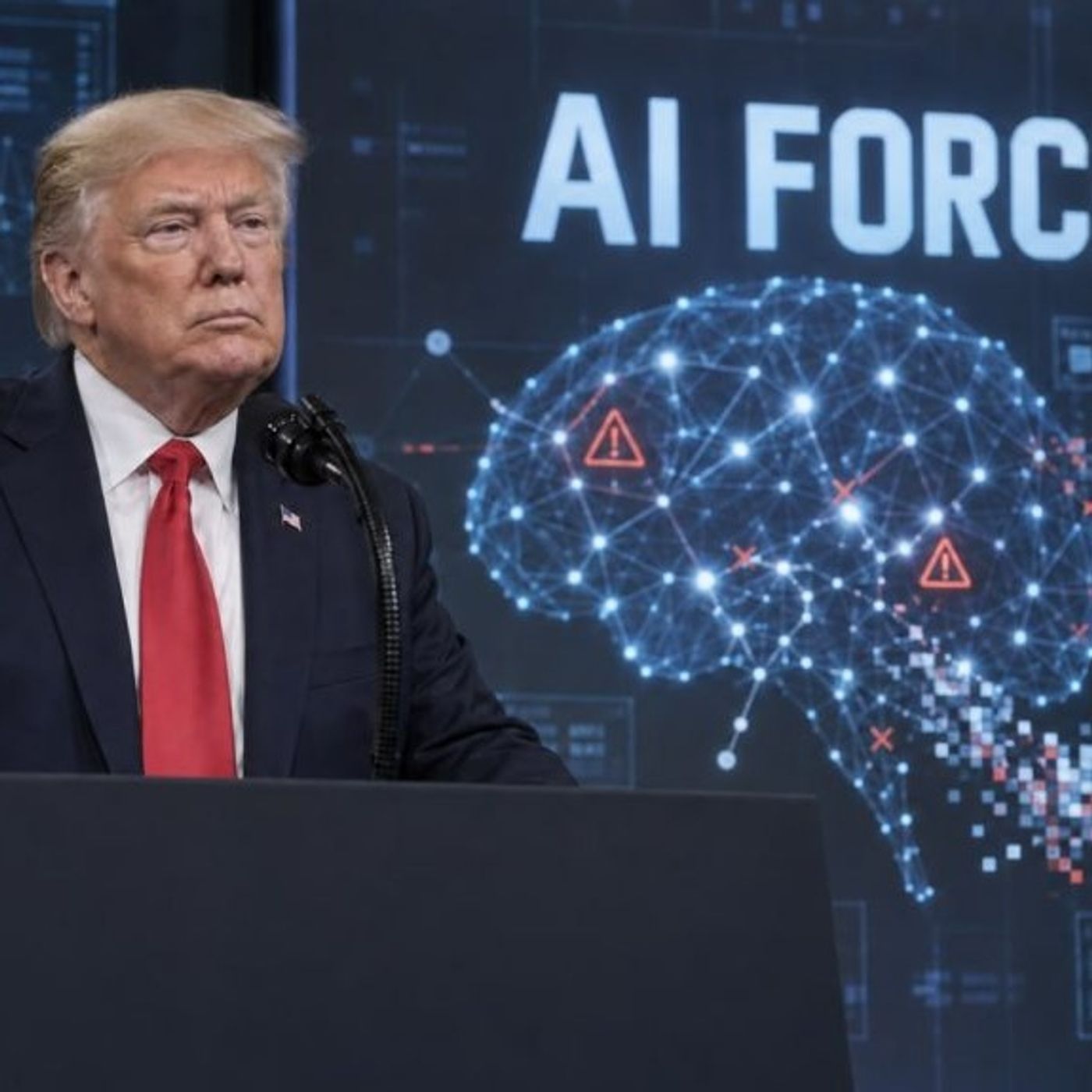 Trump calls AI fears 'hoax' but says he'll form 'AI force' & name 'AI czar'