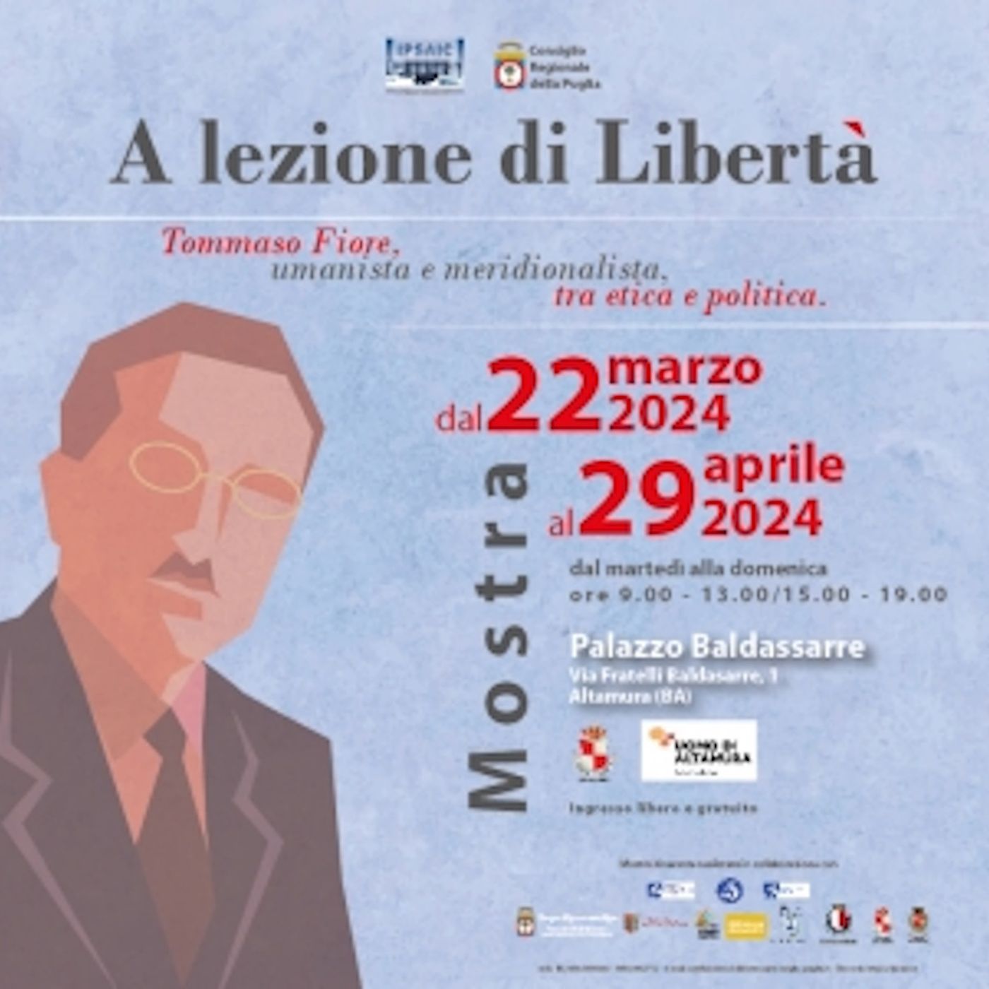 Al Palazzo Baldassarre Altamura , mostra dedicata a 'Tommaso Fiore' episode artwork