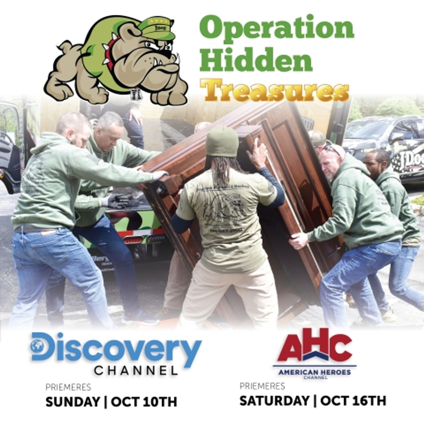 JERRY FLANAGAN, Army veteran and New Discovery Channel series OPERATION HIDDEN TREASURES