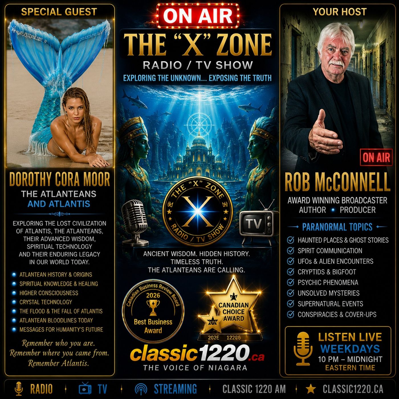 Rob McConnell Interviews - DOROTHY CORA MOOR - The Atlanteans and Atlantis