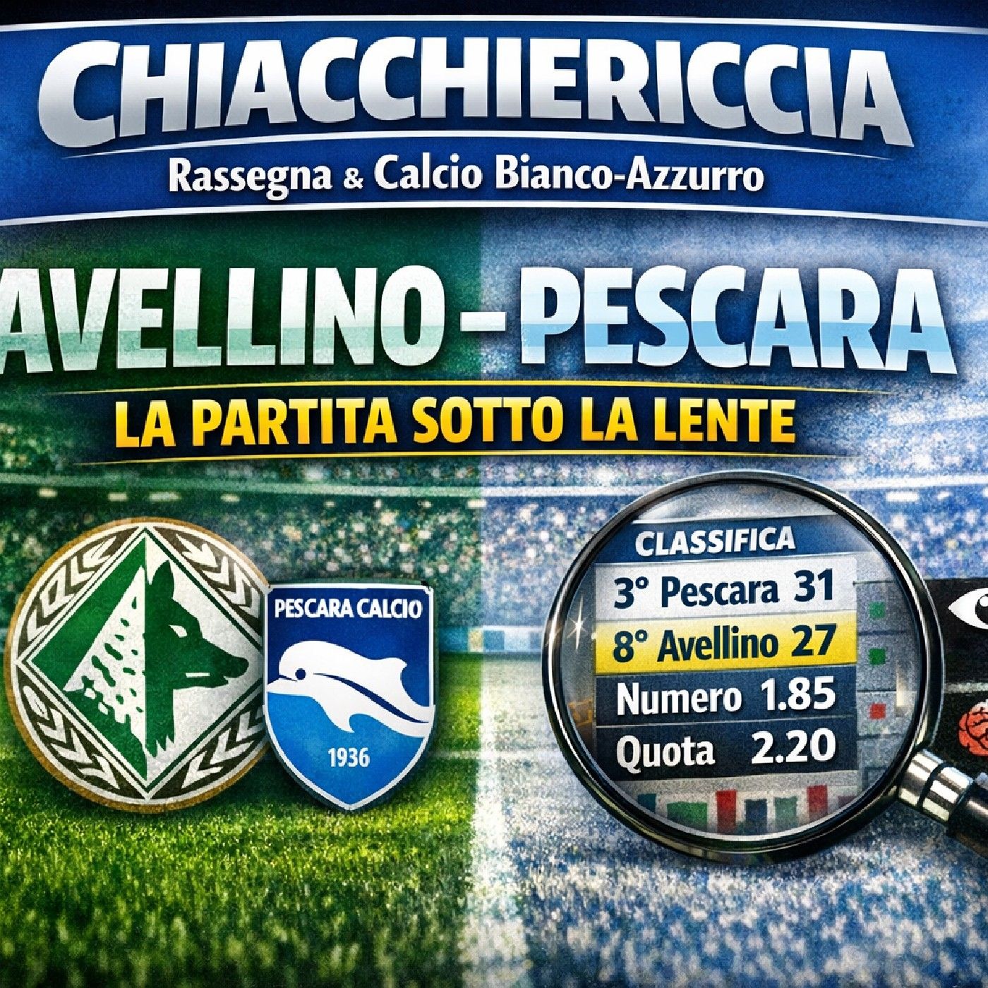 Pre/Partita Avellino - Pescara Calcio SerieB italy episode artwork