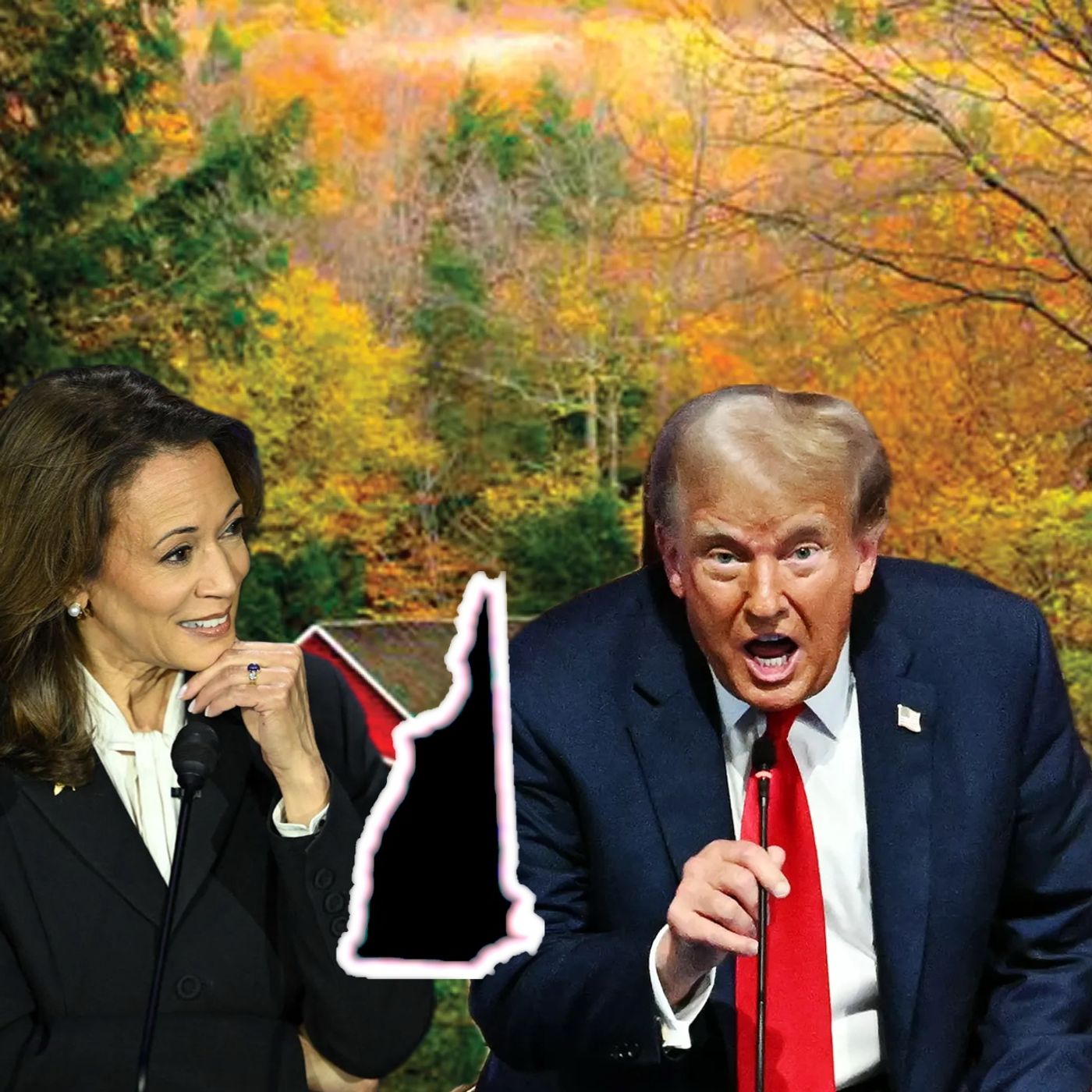 Kamala Harris takes a Massive lead in the last New Hampshire Poll