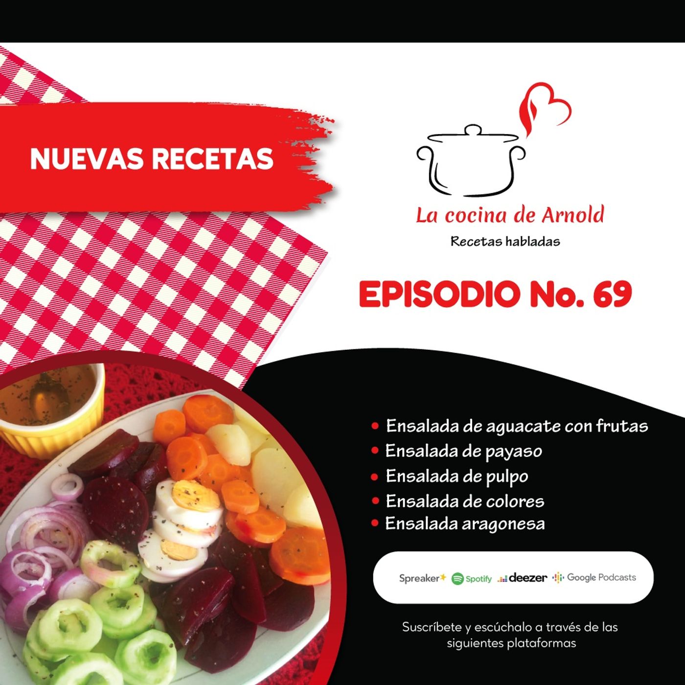 La cocina de Arnold, recetas habladas