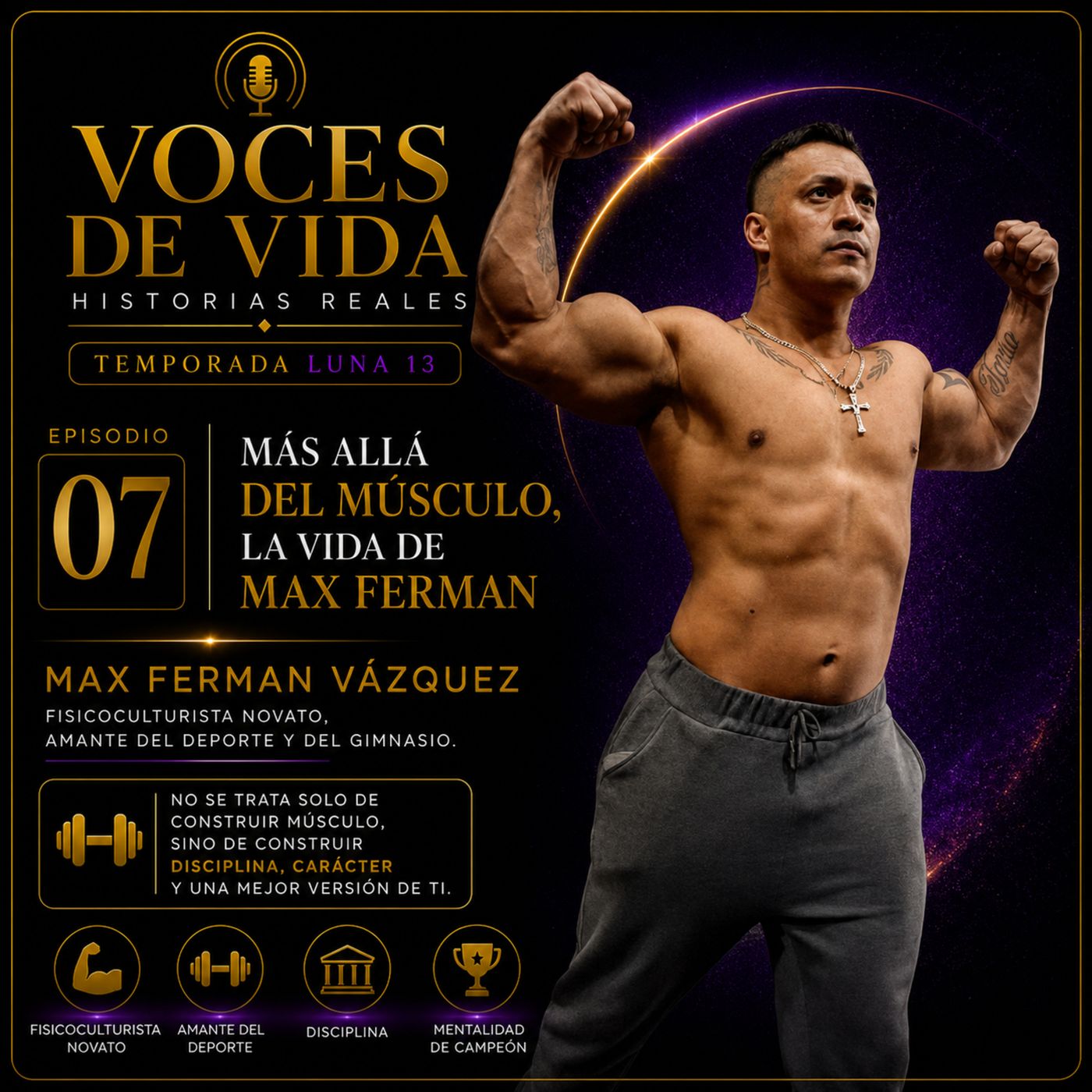 Más allá del músculo, La vida de Max Vázquez Ferman. episode artwork