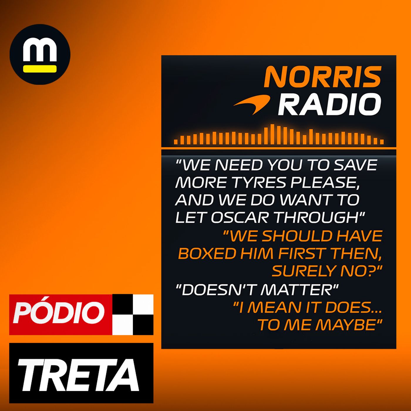 Treta na McLaren: Norris reclama mas deixa Piastri vencer! Max surta e bate em Hamilton episode artwork