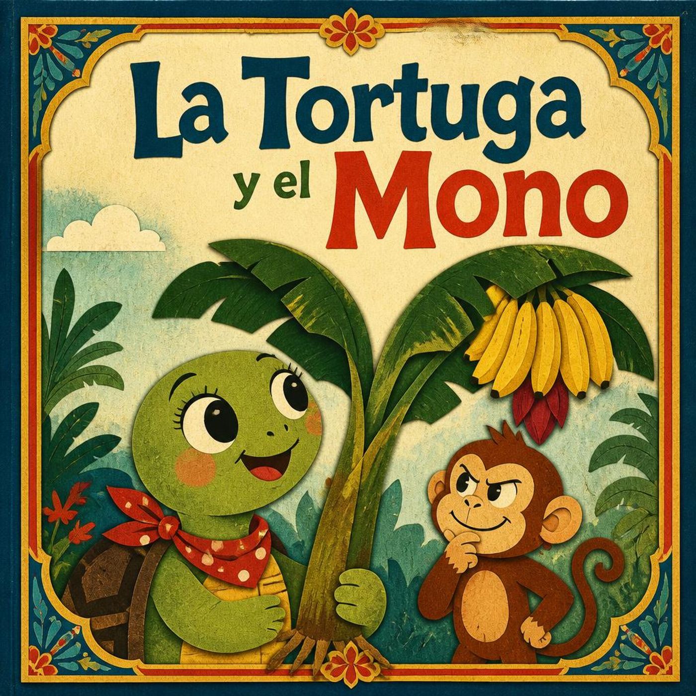 La tortuga, el mono y el misterioso plátano flotante ｜ Cuento popular de Filipinas episode artwork