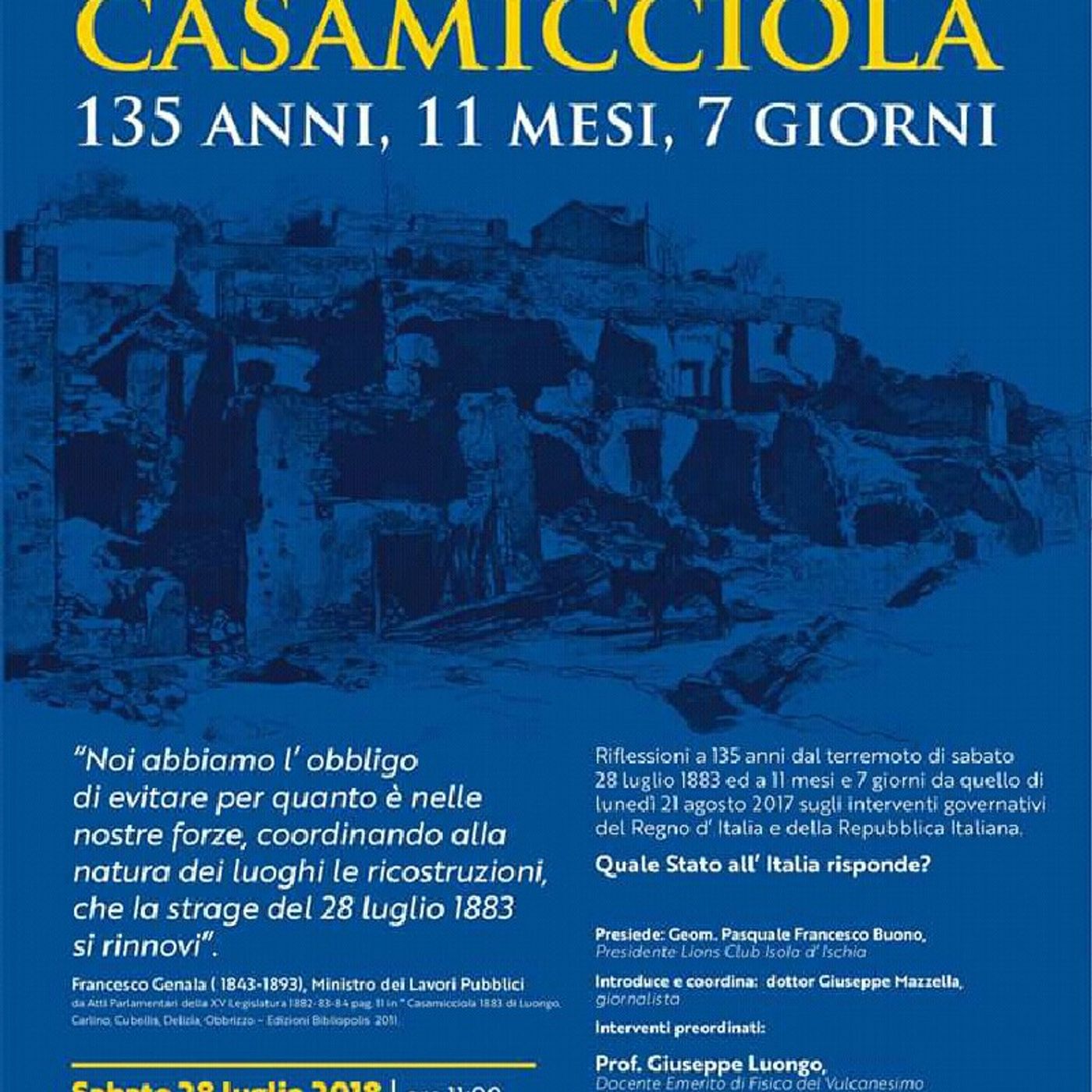 Casamicciola 135 Anni, 11 Mesi, 7 Giorni