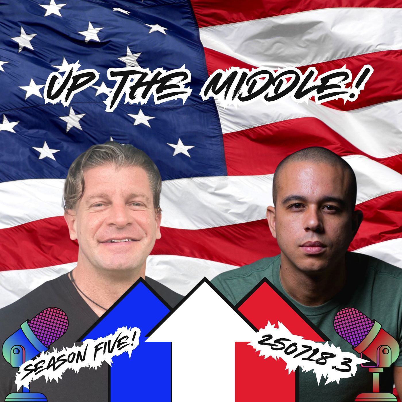 250718.3 Up The Middle : Friday Fights - Jeffrey Epstein episode artwork