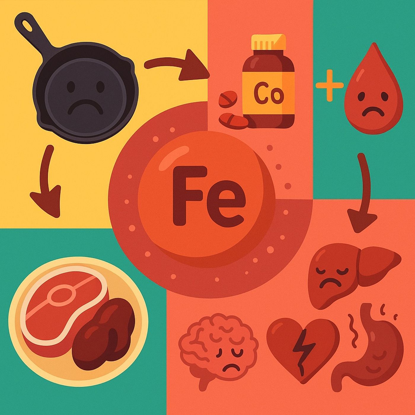 The Iron Paradox: Why Your "Essential" Mineral Is Causing Chronic Inflammation and How Copper Stops the Toxic Overload