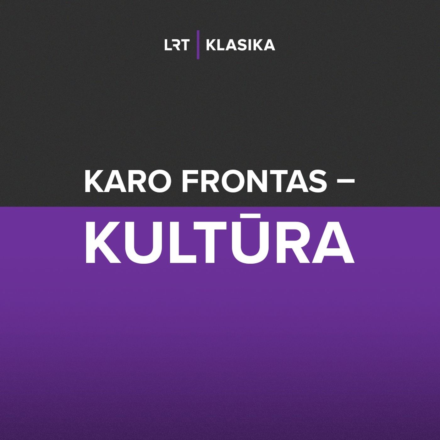 Karo frontas – kultūra podcast artwork