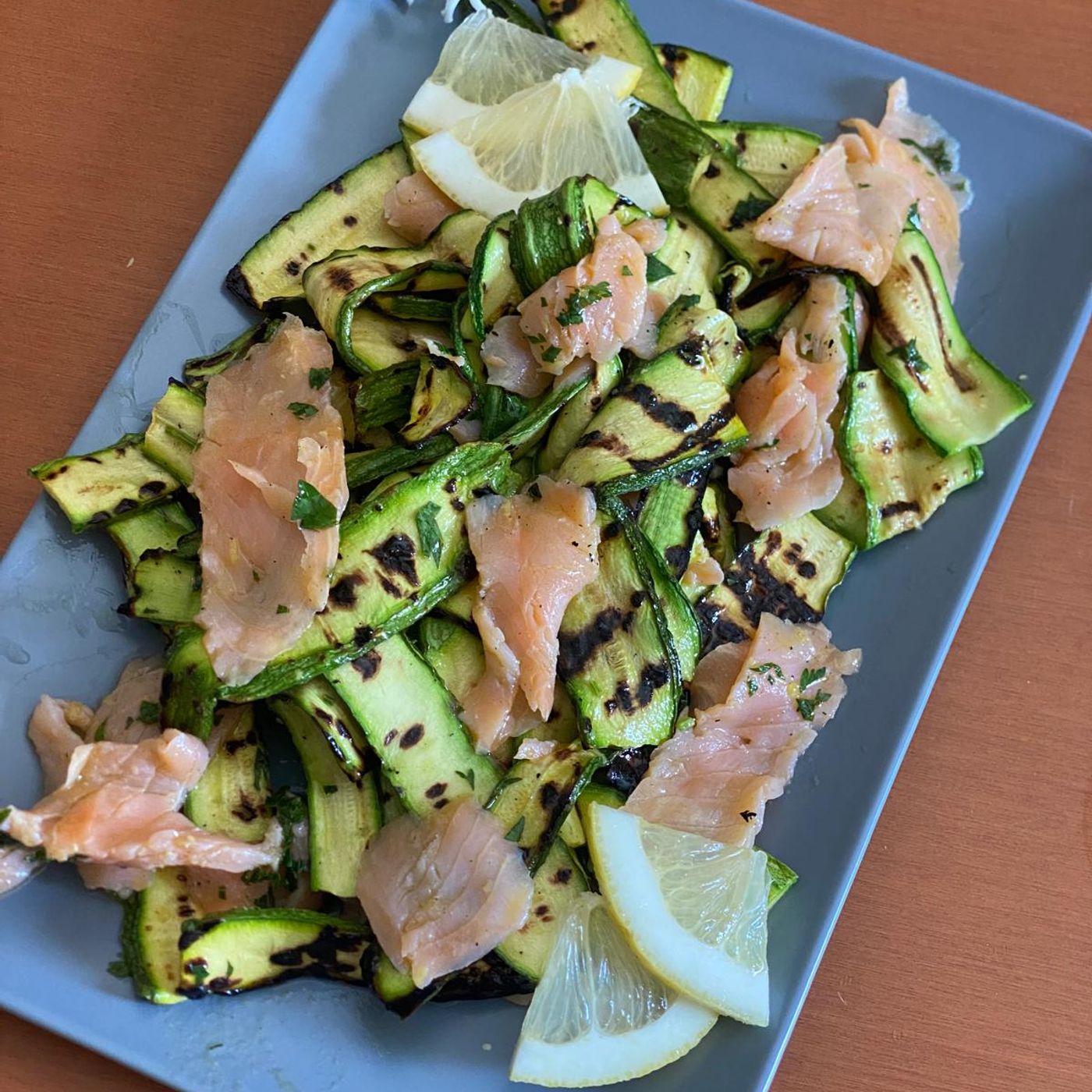 Insalata  di zucchine e salmone. episode artwork
