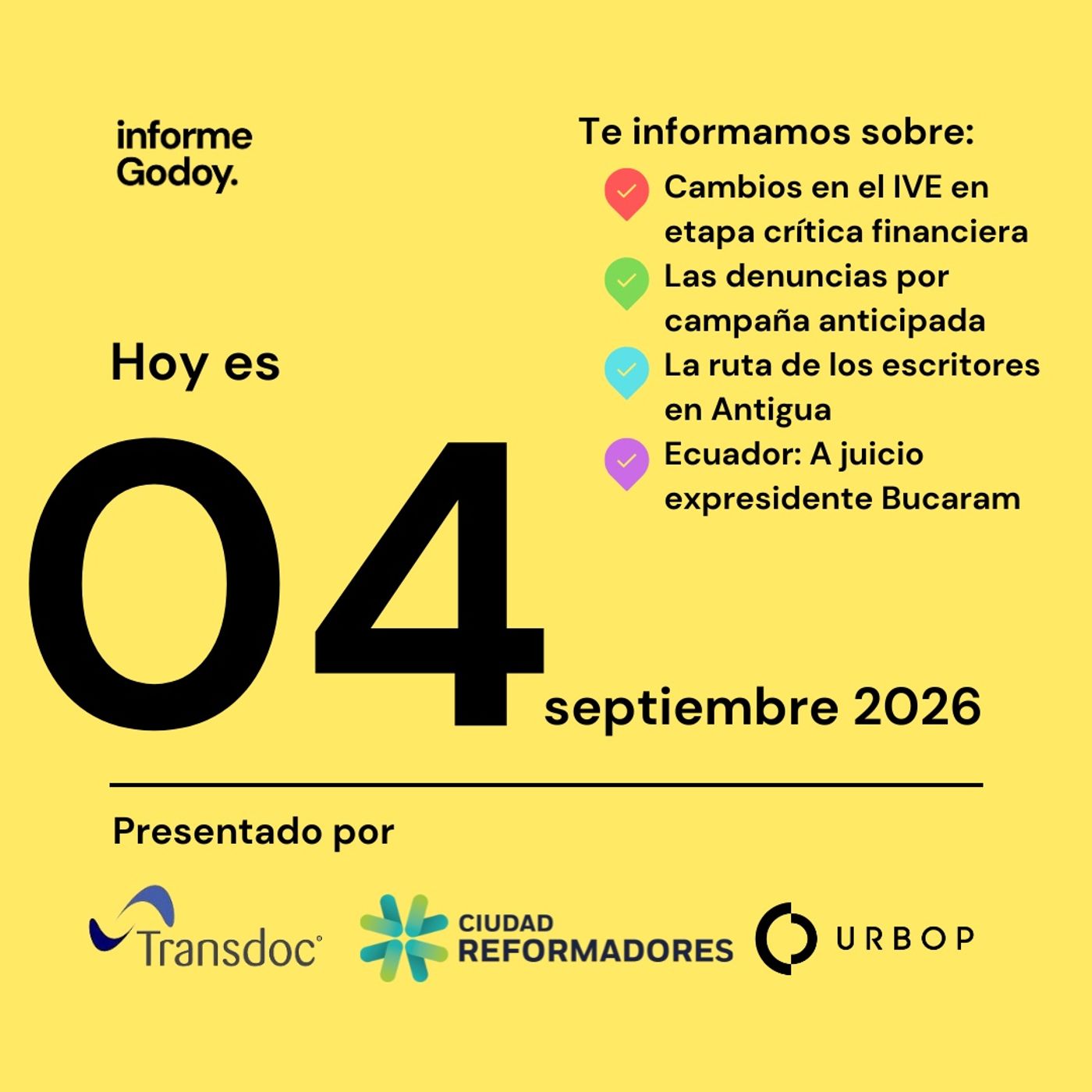 Portada de informeGodoy.