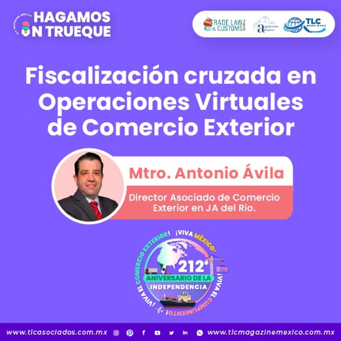 Episodio 355. Fiscalización cruzada en Operaciones Virtuales de Comercio Exterior episode artwork