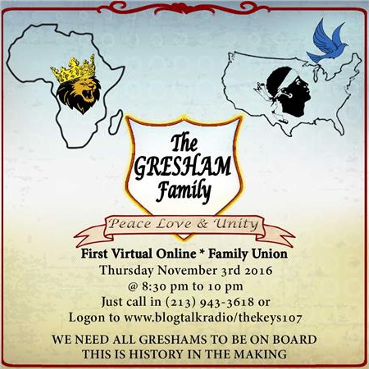 The Keys107 presents: The Gresham Family First Virtual  Family Reunion episode artwork